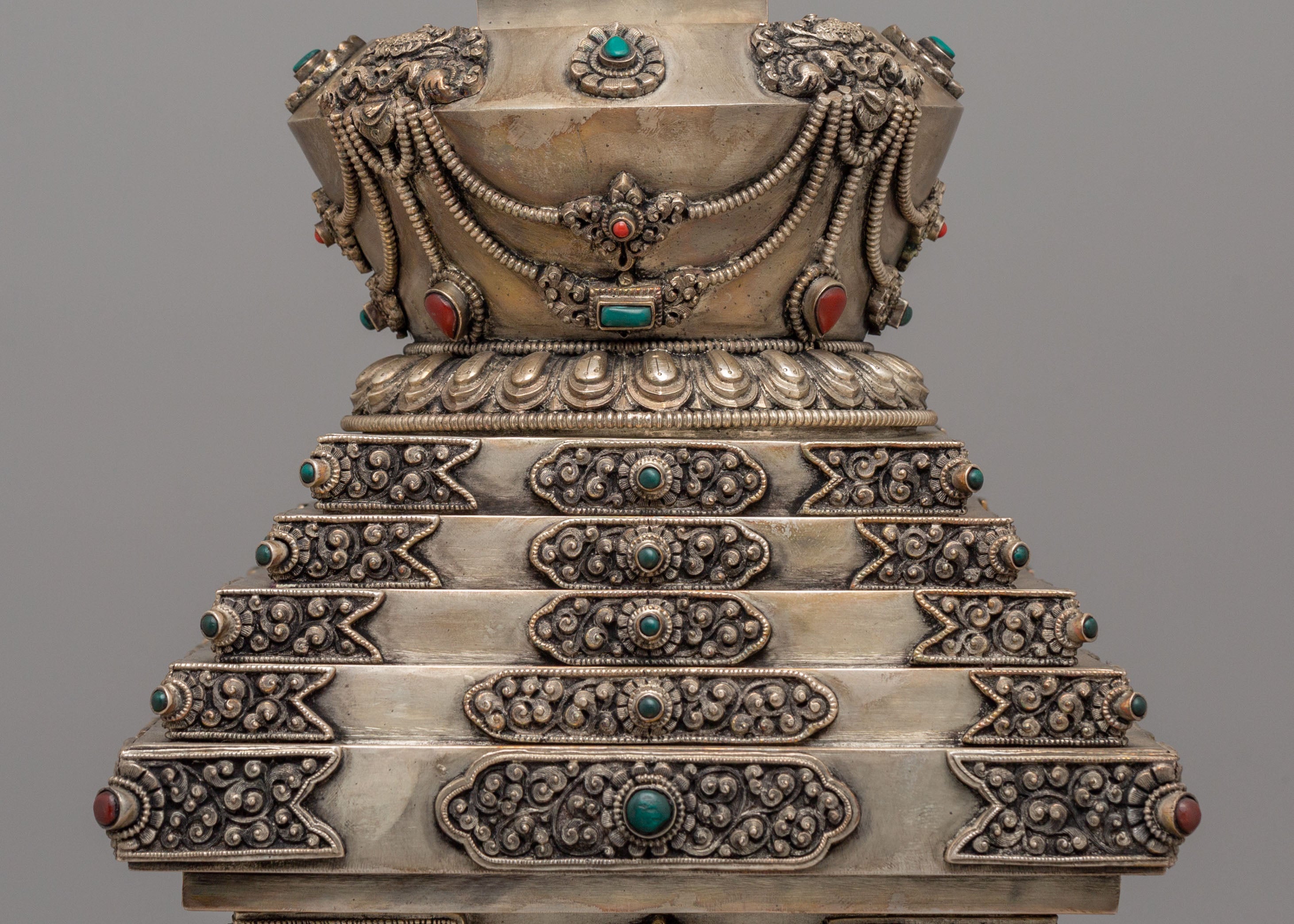 Handcrafted Tibetan Jangchub Stupa | Shrine for Meditation