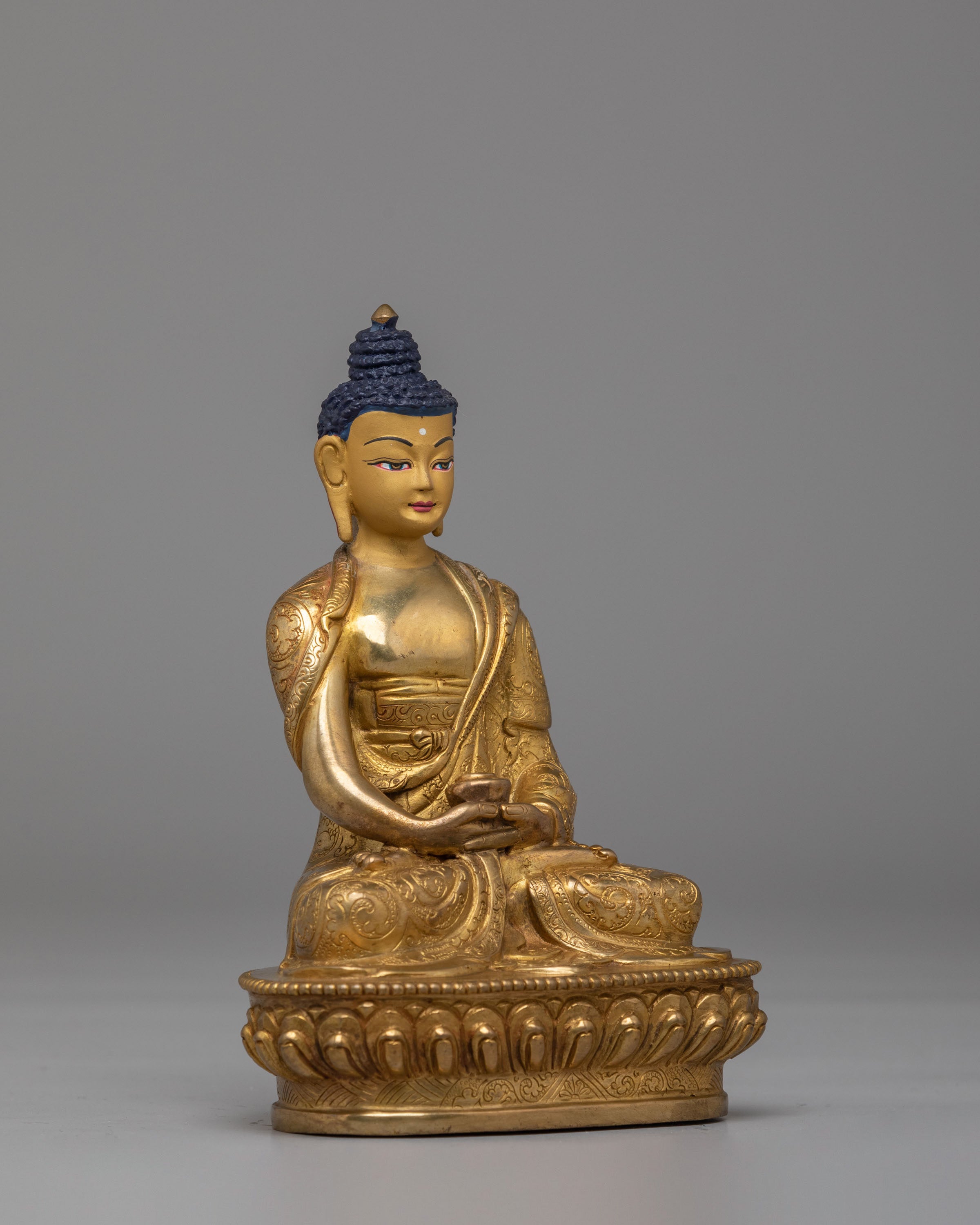 Handmade Amitabha Buddha Deity Statue | Tibetan Buddhist Art