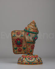 Gemstone Ritual Conch Shell