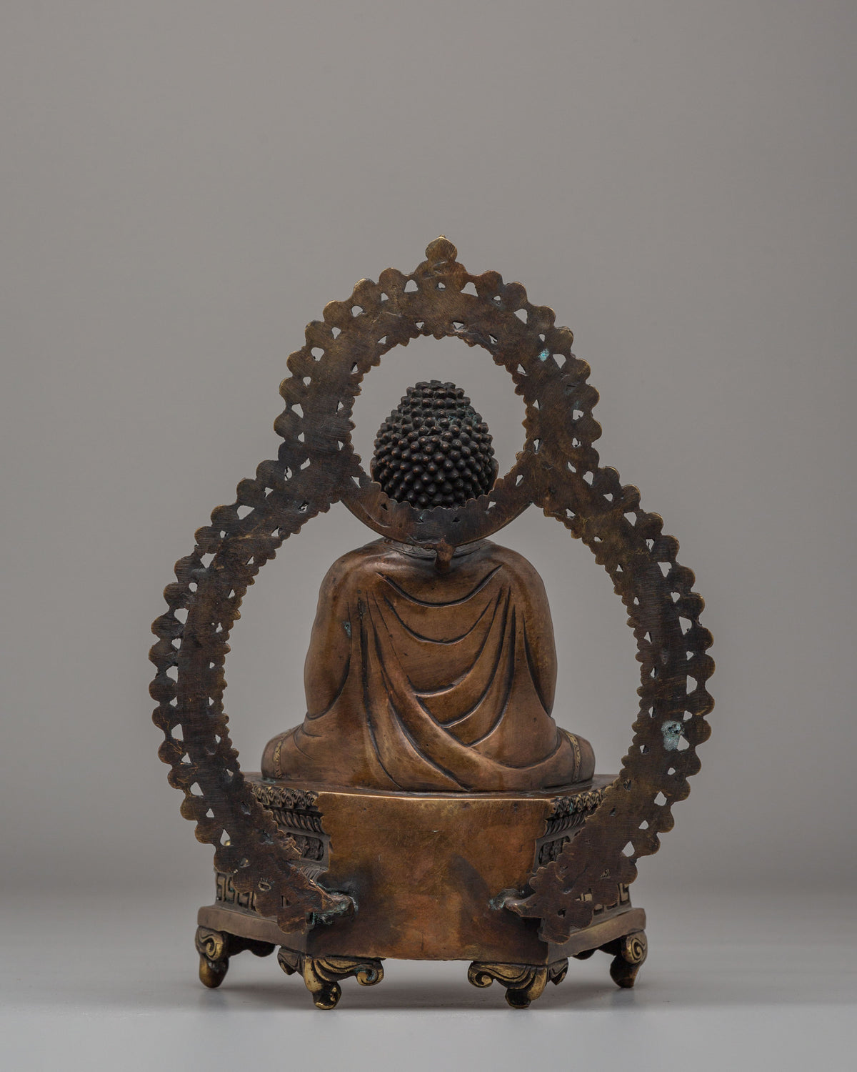 Handcrafted Amitabha Buddha Deity Statue | Copper Statue for Meditation