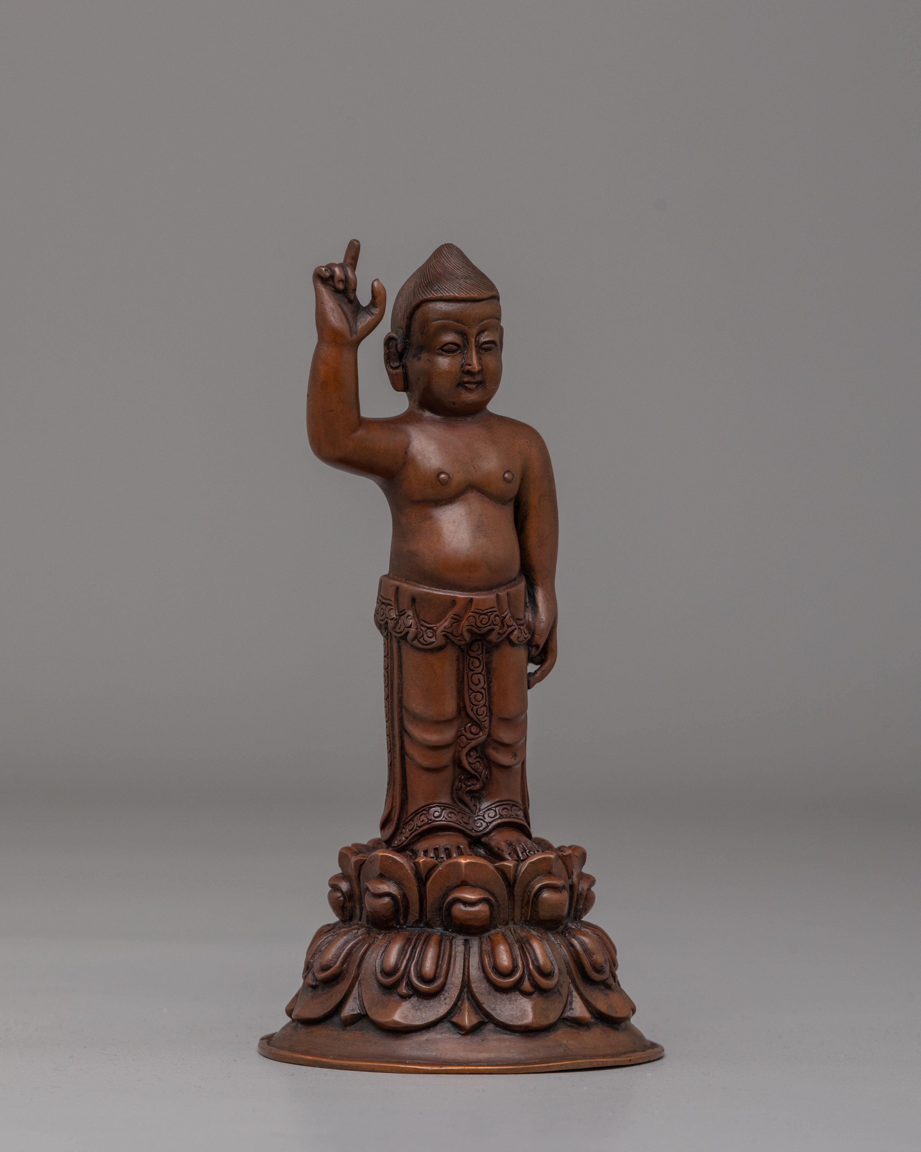 Tibetan Siddhartha Gautama Statue | Symbolizing Spiritual Awakening and Enlightenment