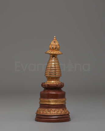 Gold Plated Stupa for Altar