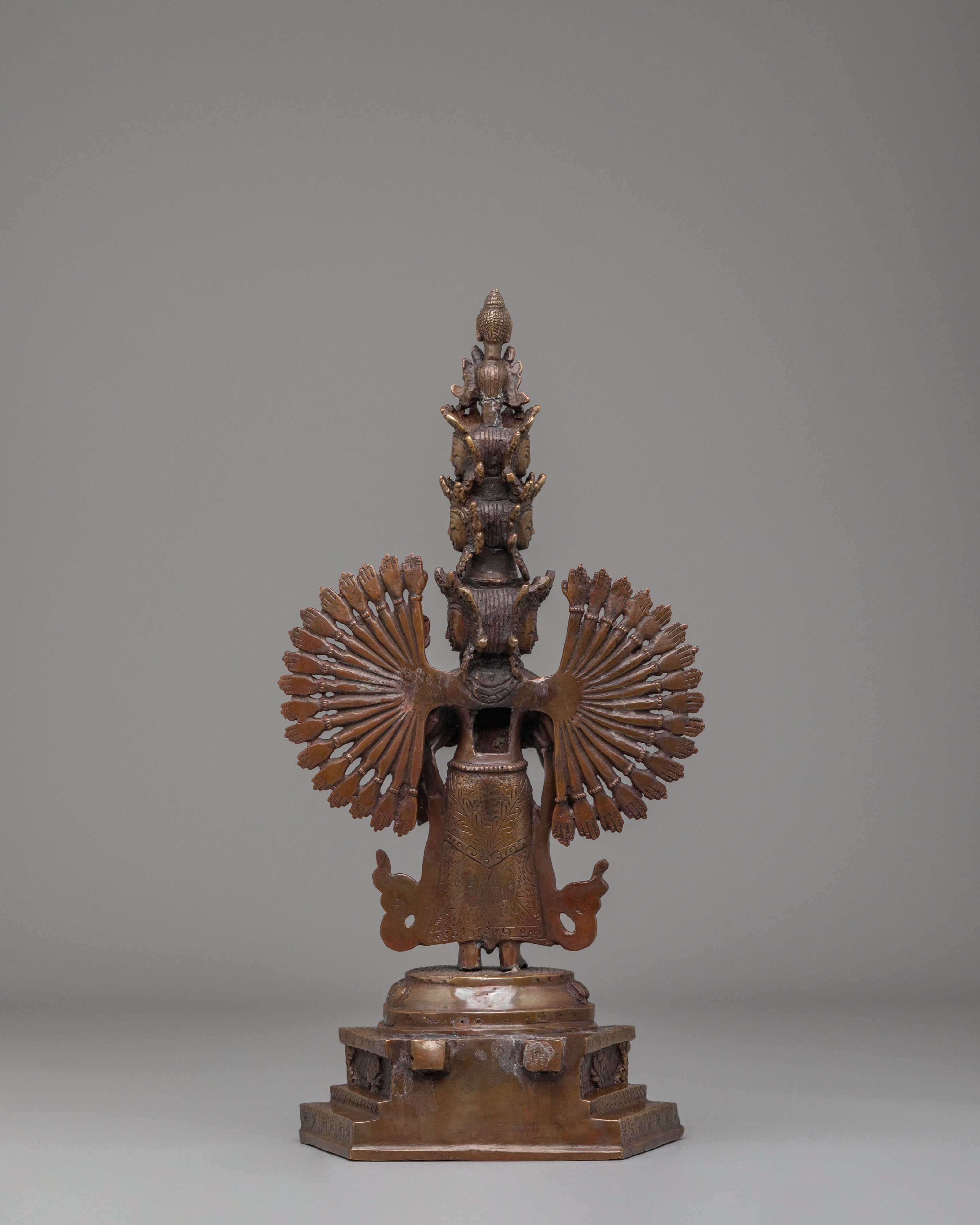 Thousand Armed Chenrezig Statue | Tibetan Avalokiteshvara Sculpture