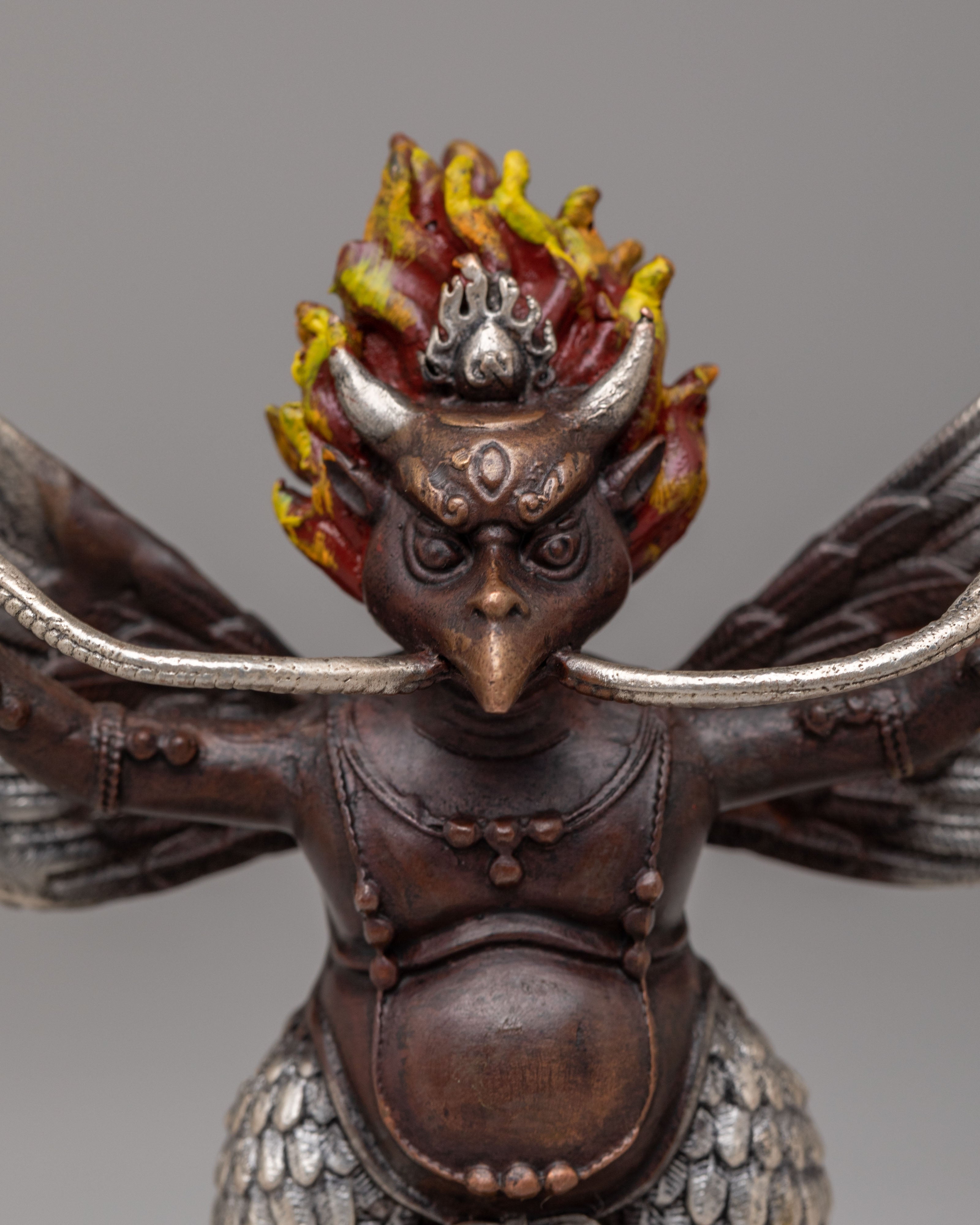 Mythical Garuda Bird Statue | Mythological Guardian Bird Figurine