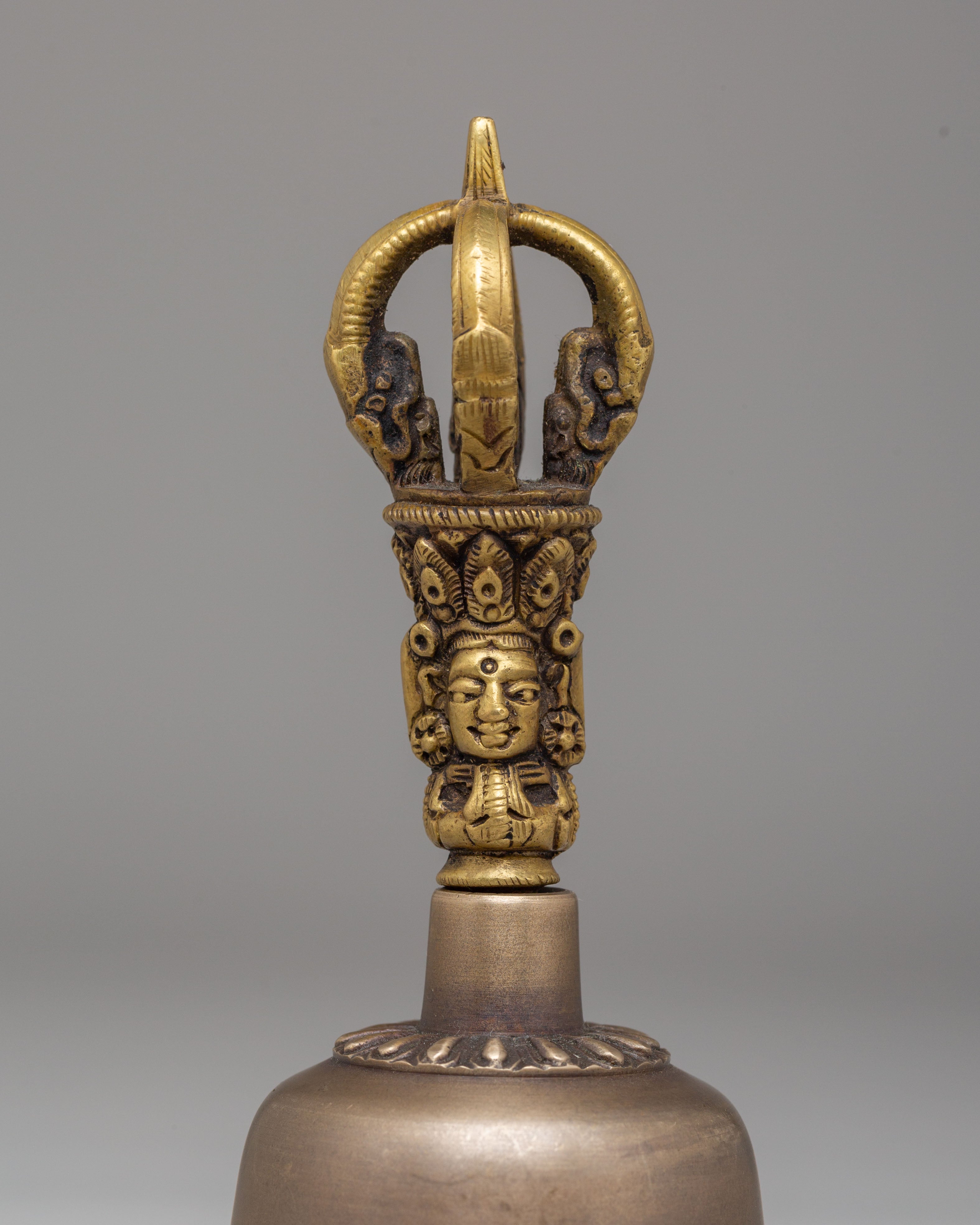 Traditional Vajra and Bell Set for Ritual | Sacred Tibetan Ritual Tools