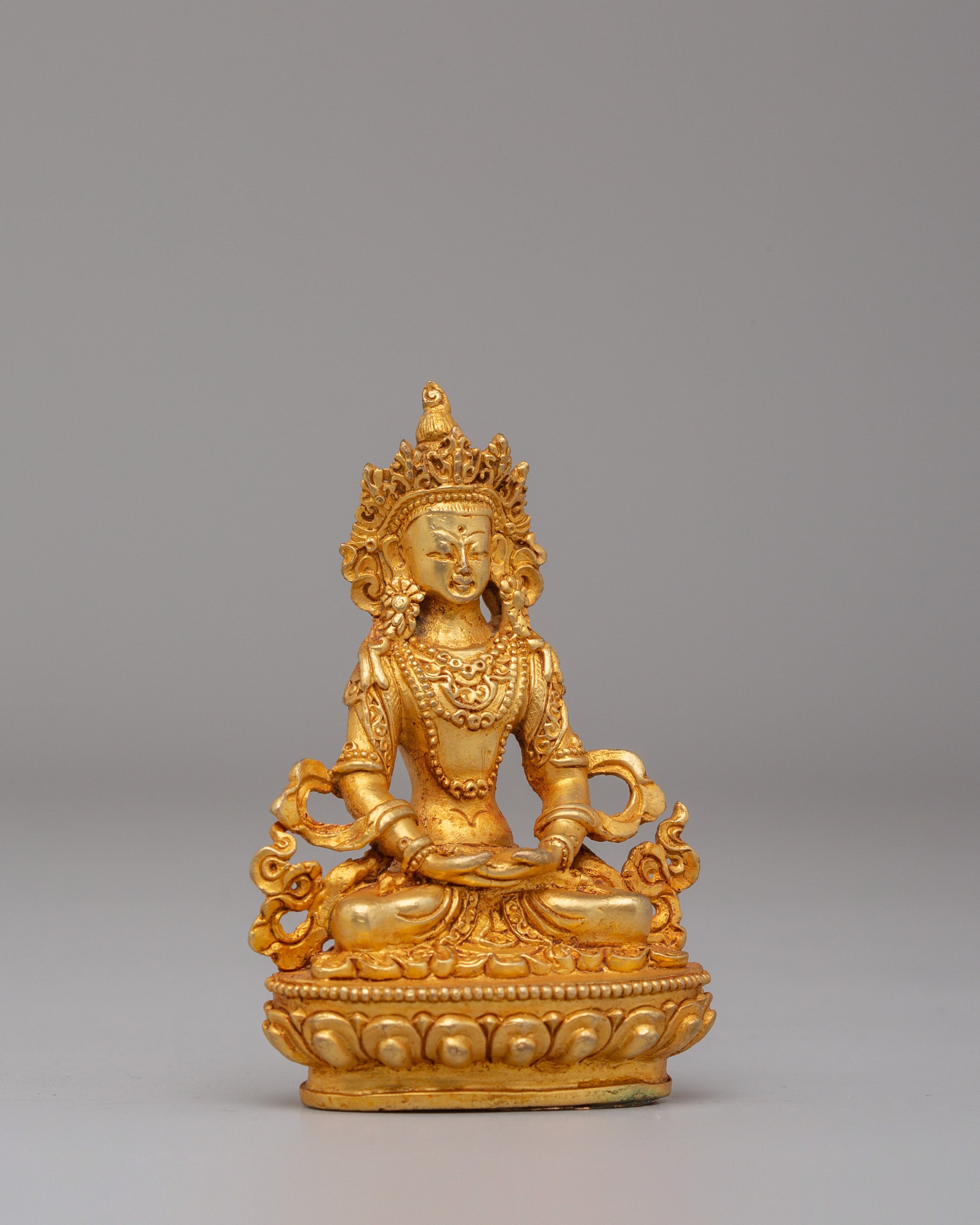 Spiritual Amitayus Altar Statue | Sacred Buddhist Decor