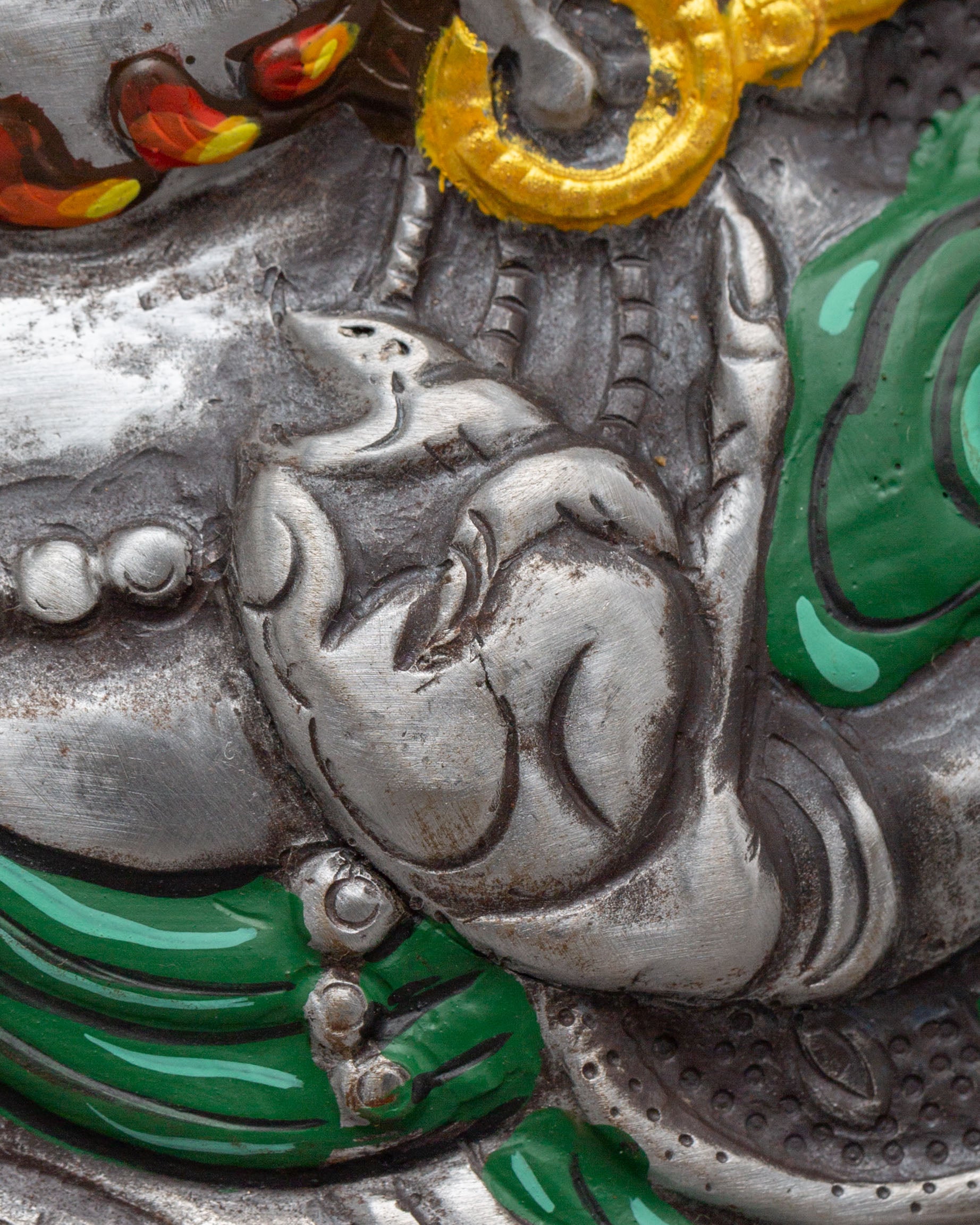 Spiritual Vajrapani Wall Hanging | Tibetan Artwork for Home Decor