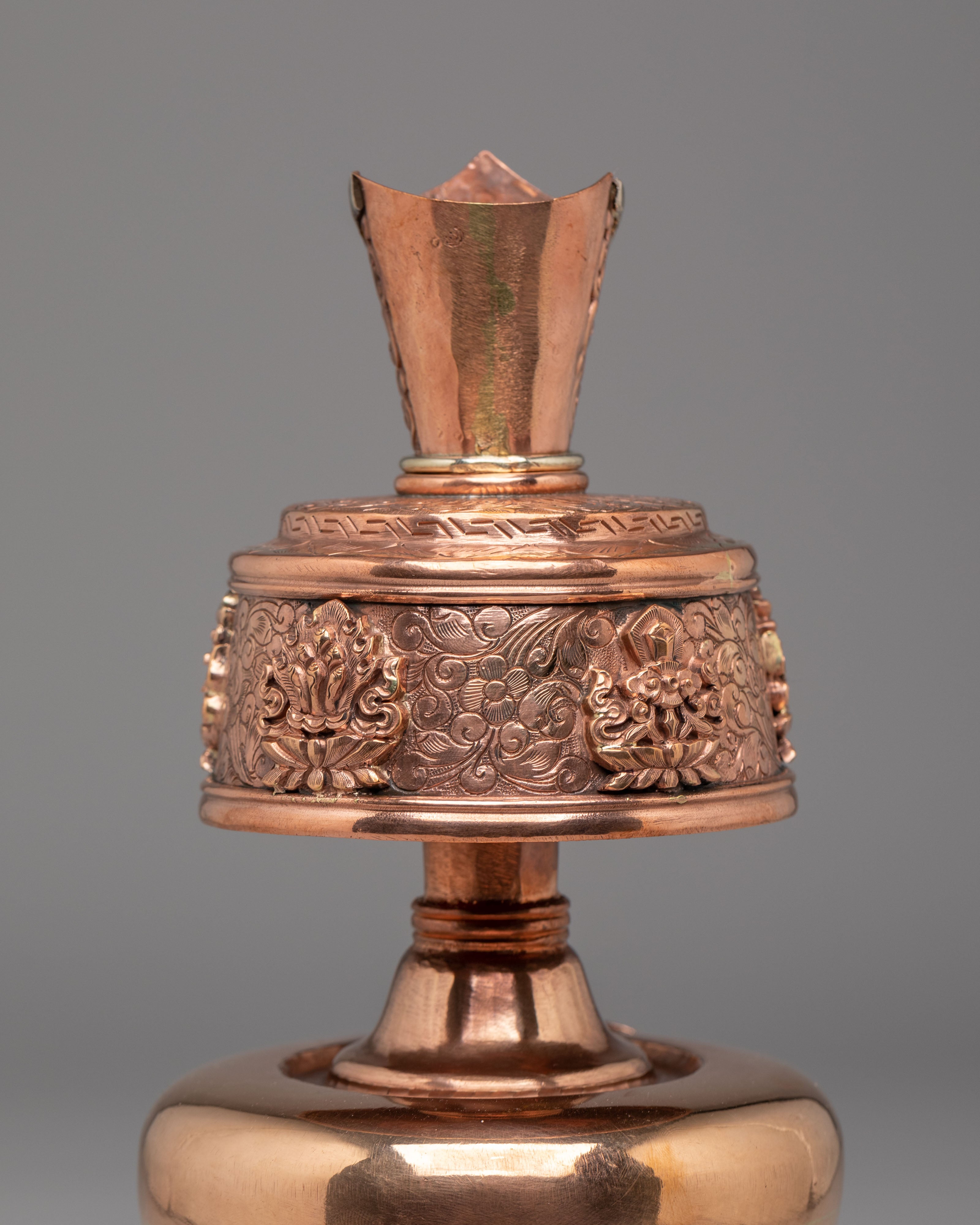Spiritual Ritual Bhumba | Sacred Offering Vessel for Puja &amp; Meditation