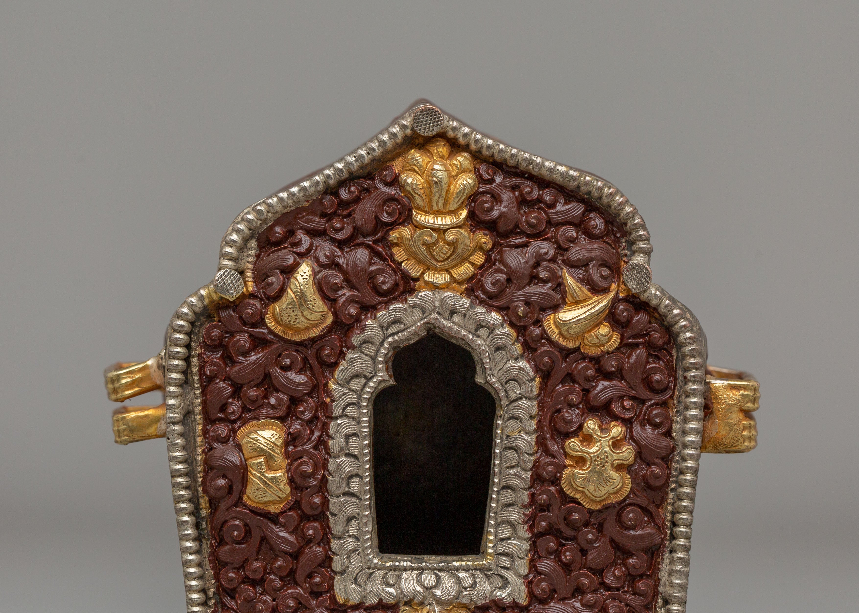 Tibetan Auspicious Symbol Ghau Box | Sacred Ghau Box for Spiritual Practice