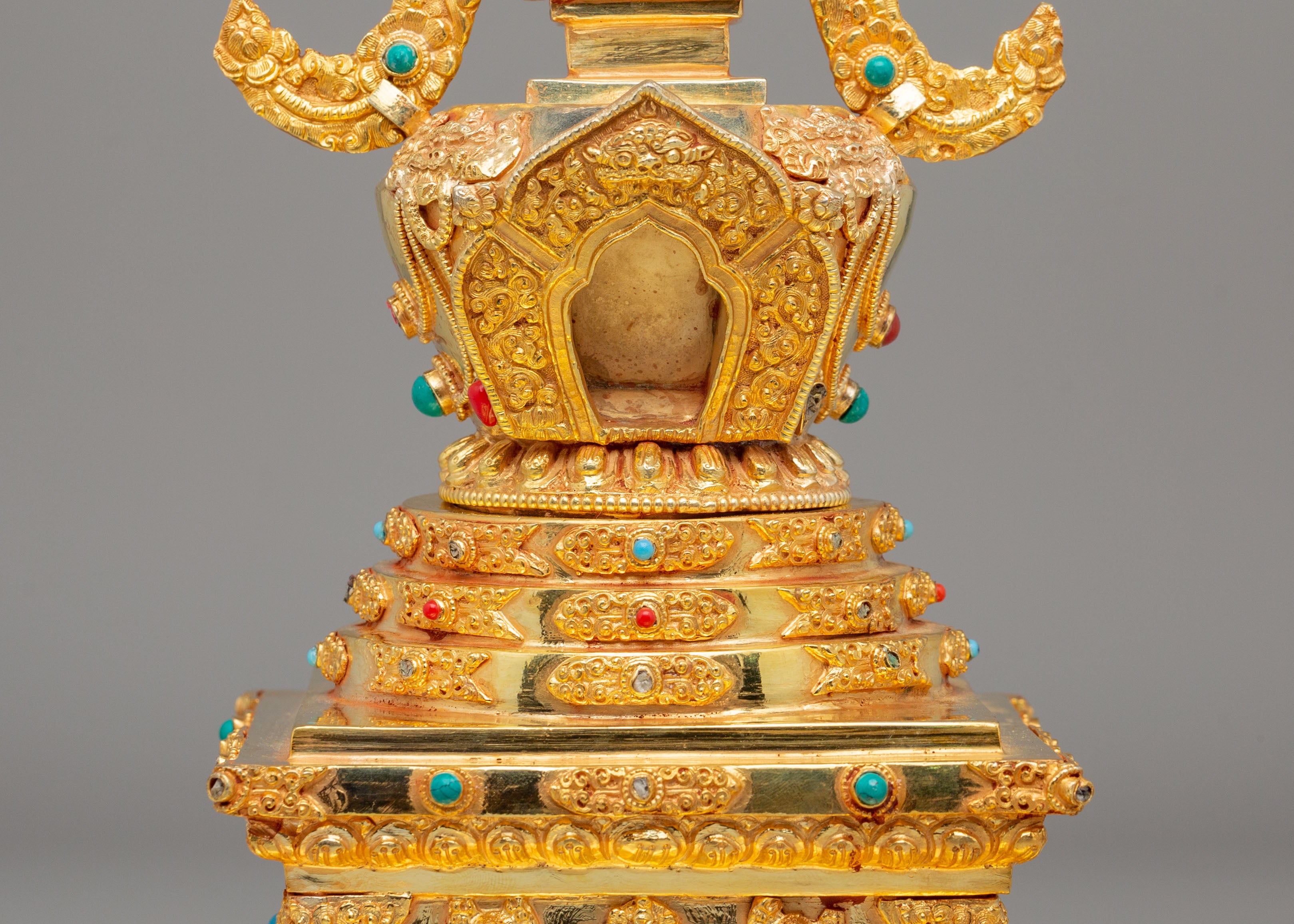 Traditional Buddhist Namgyalma Chorten | Tibetan Spiritual Shrine Art
