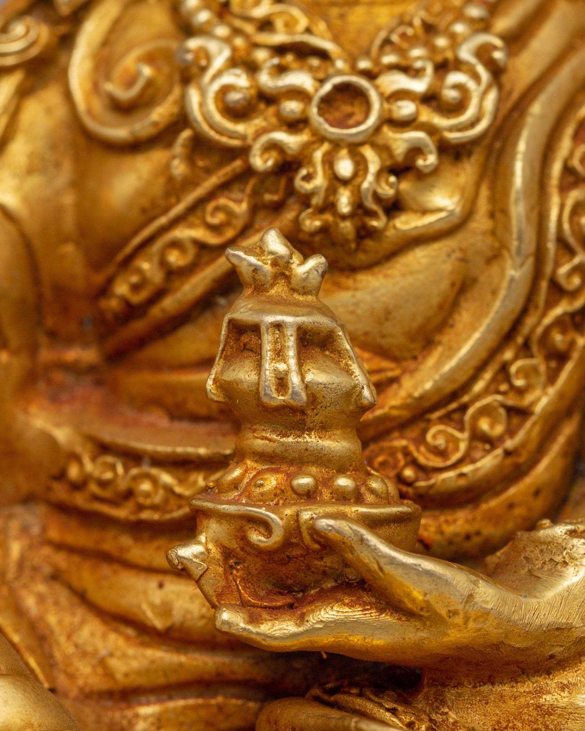 Sacred Guru Rinpoche Altar Statue | Spiritual Symbol of Enlightened Wisdom