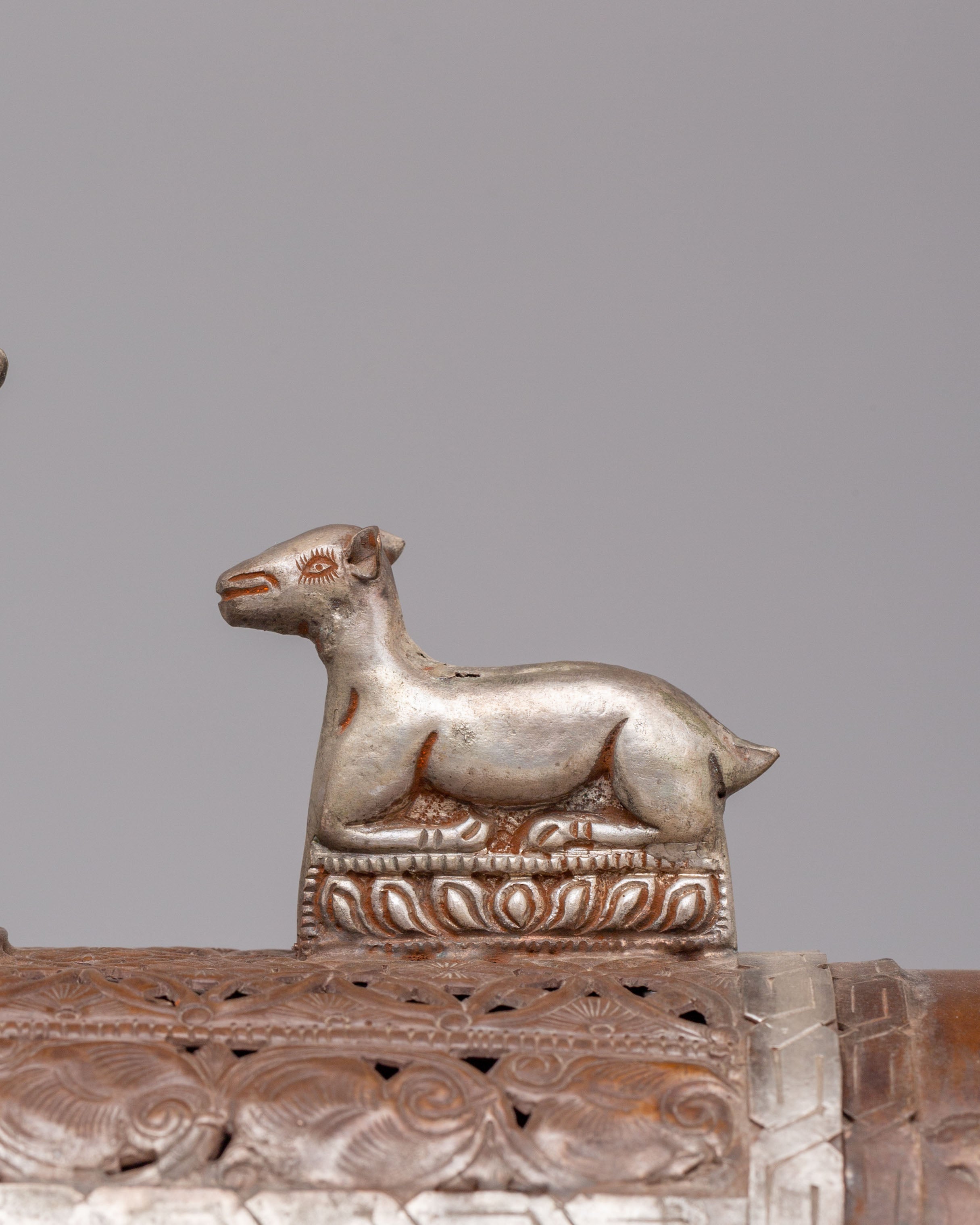 Dharma Wheel Incense Burner | Tibetan Handcrafted Art