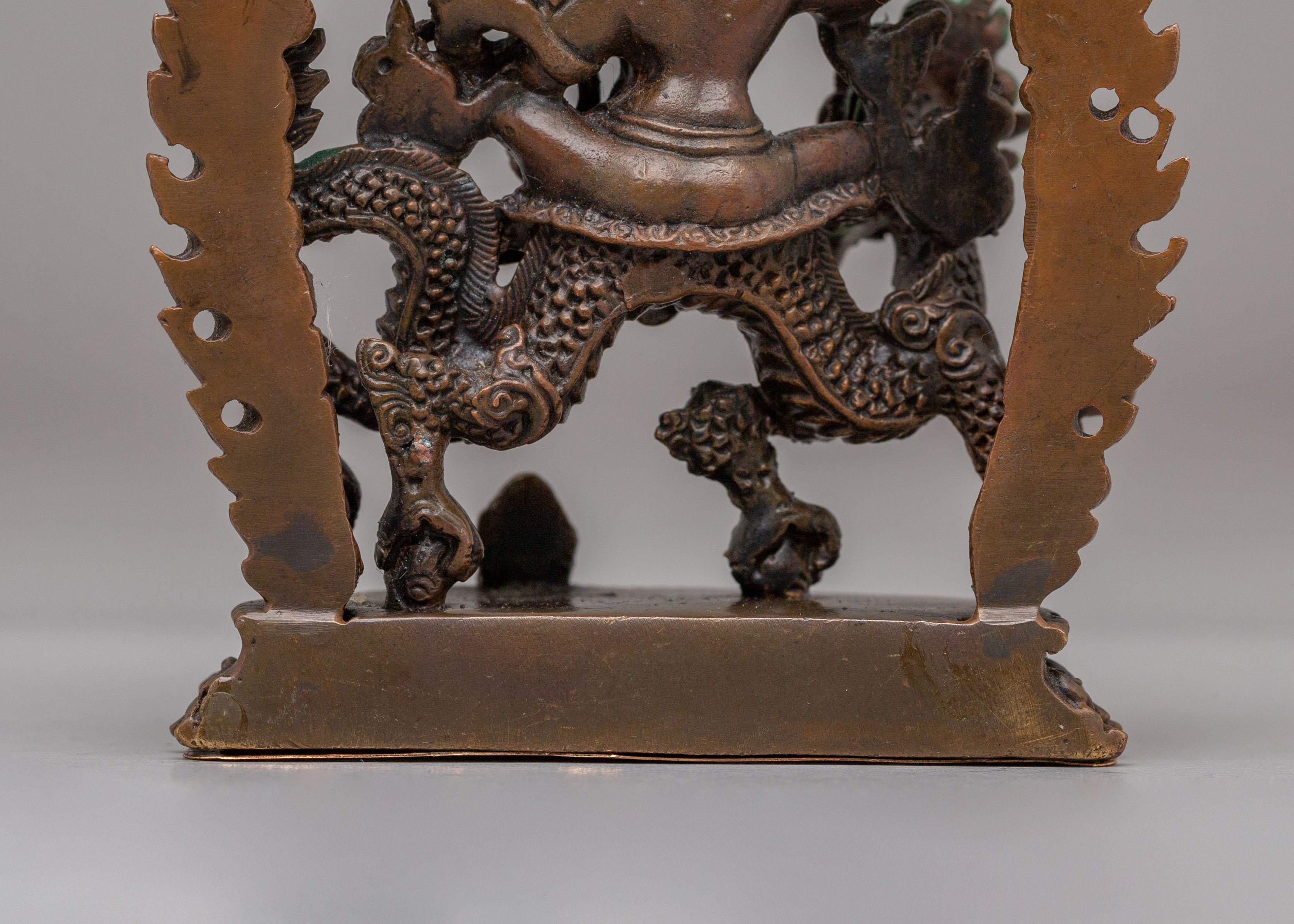 Tibetan White Dzambhala Statue | Symbol of Abundance