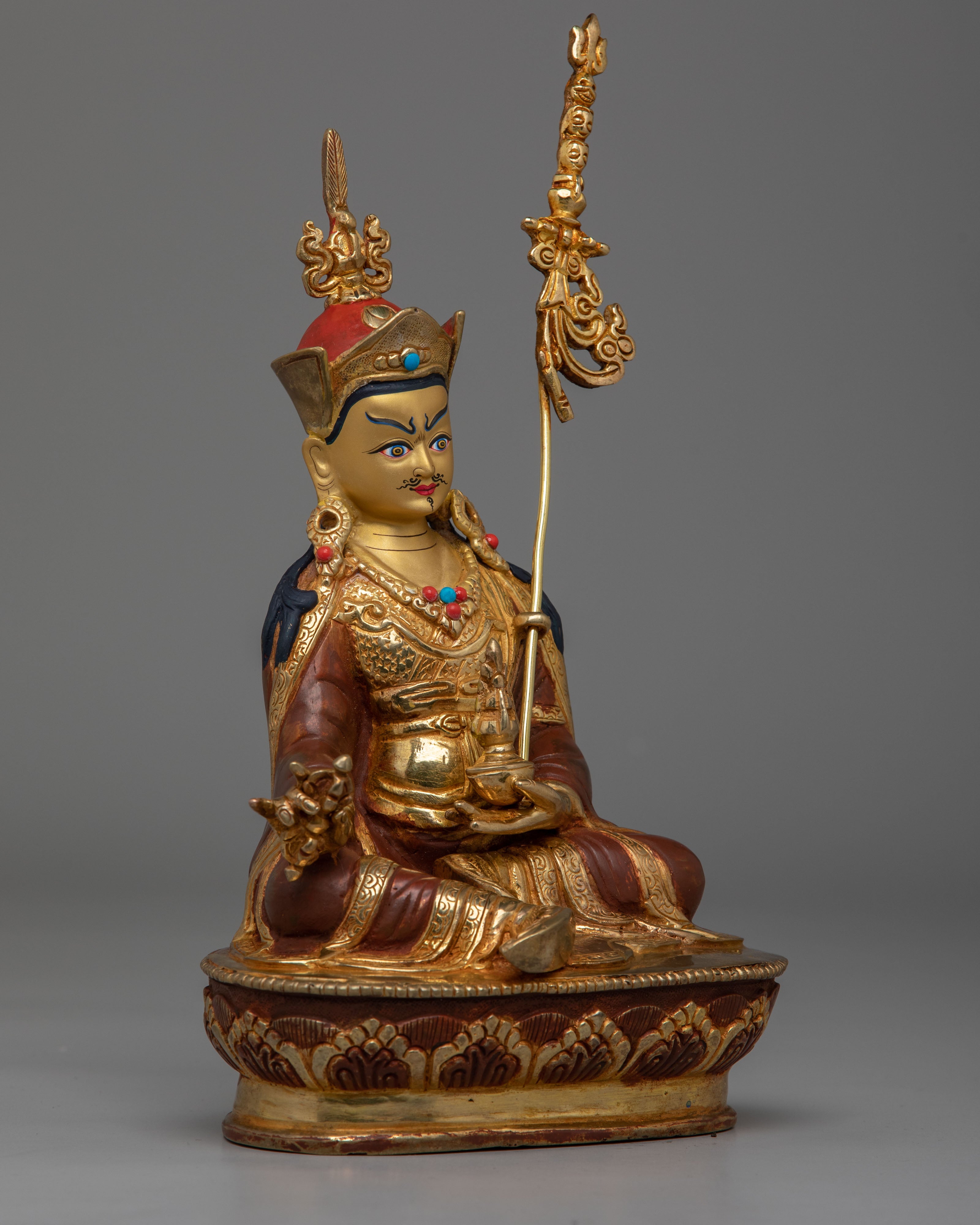 Guru Rinpoche Sacred Statue | Tibetan Master of Wisdom