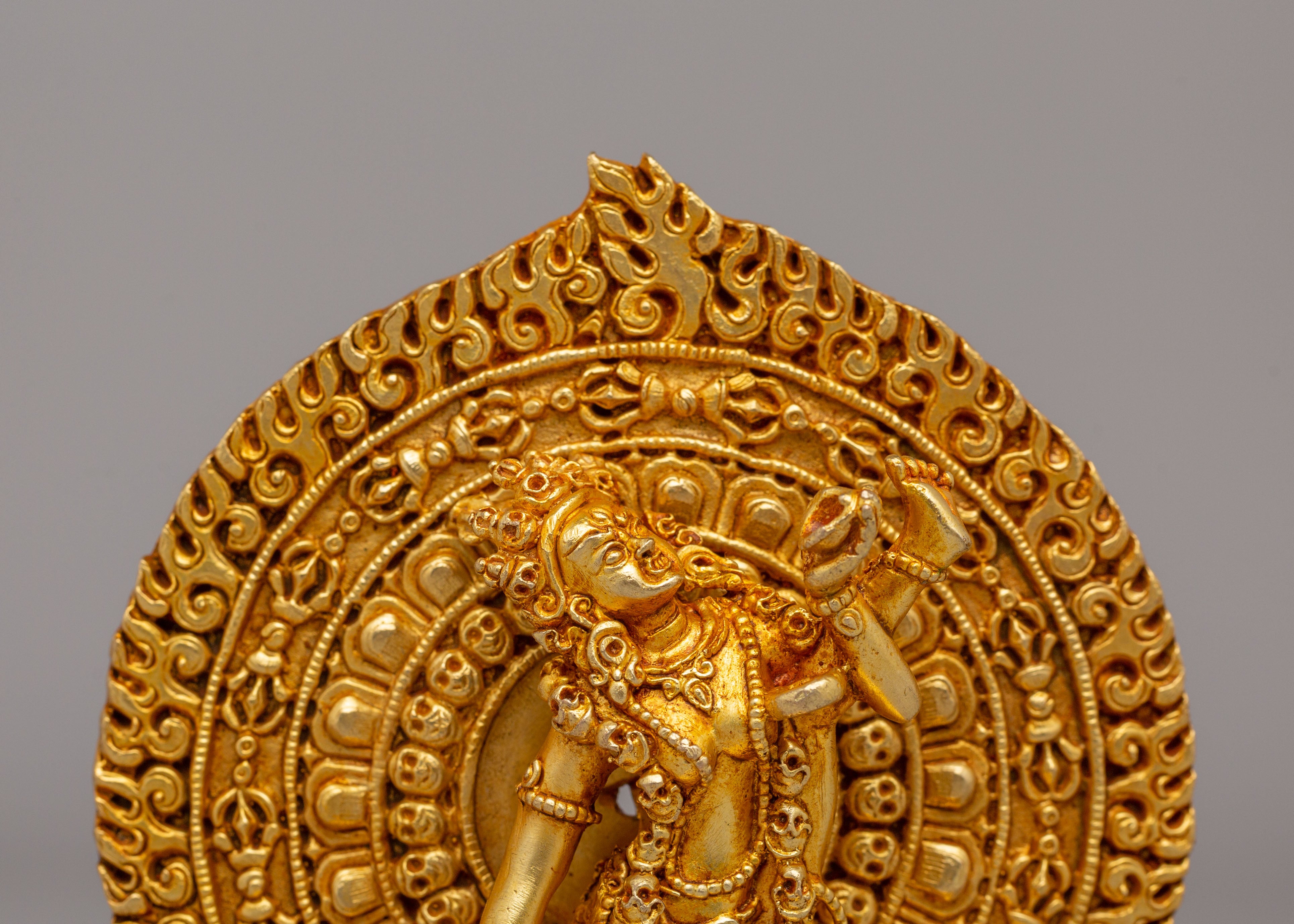 Akasha Yogini Buddhist Statue | Tibetan Tantric Deity