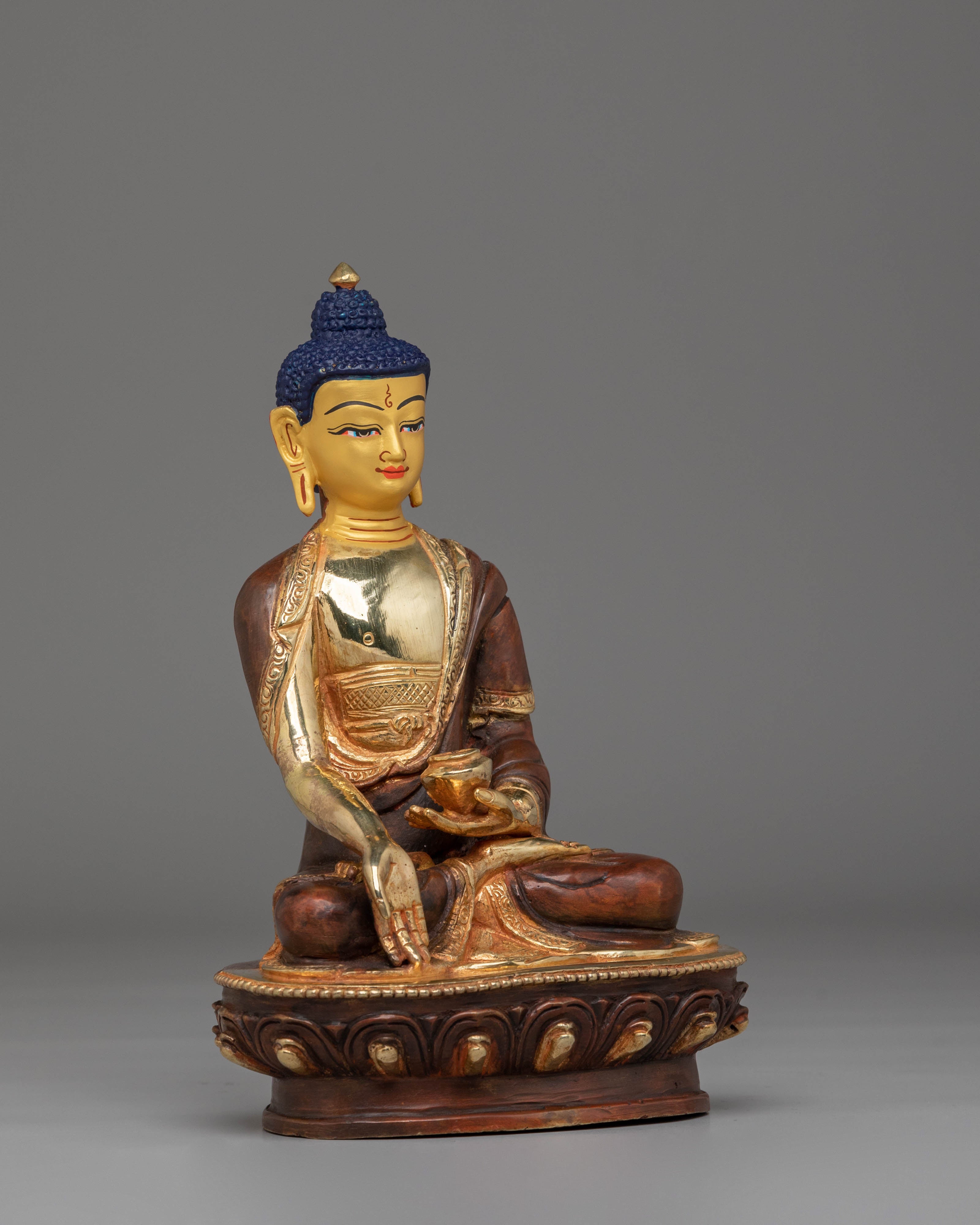 Handcrafted Ratnasambhava Statue for Decor | Buddhist Sculpture