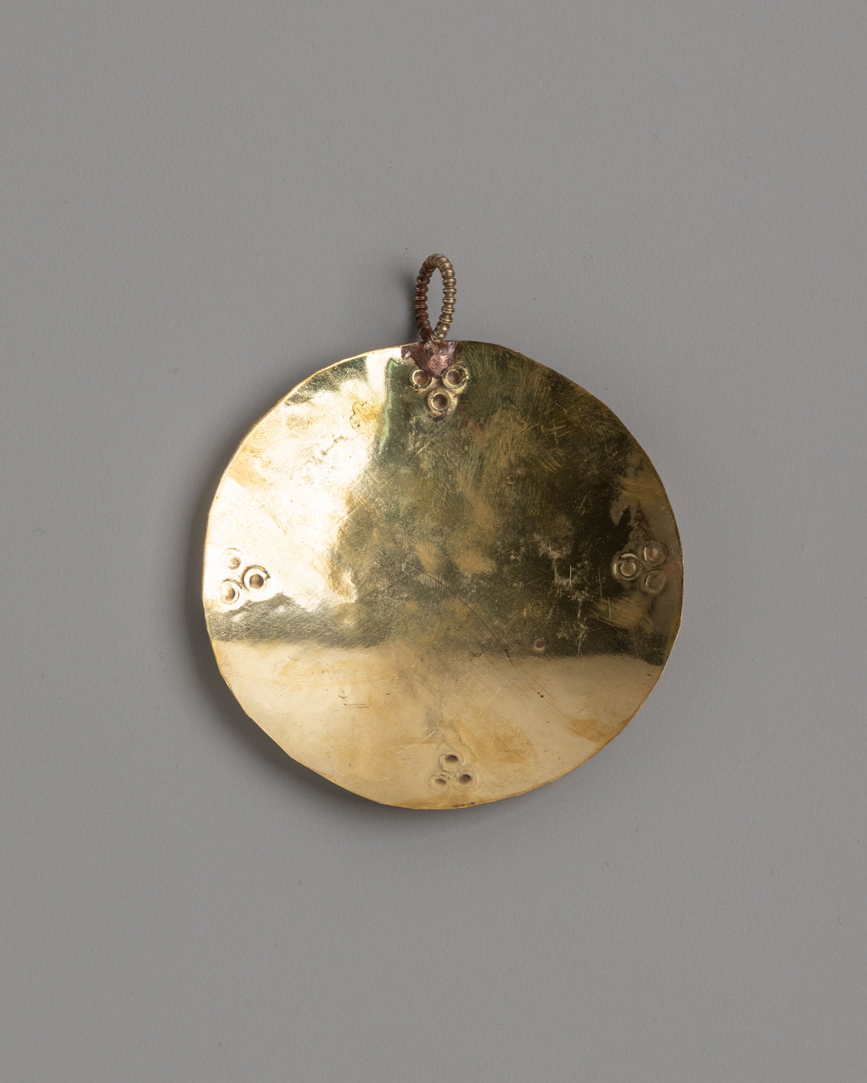 Tibetan Vajrayana Melong Mirror | Handcrafted Spiritual Melong