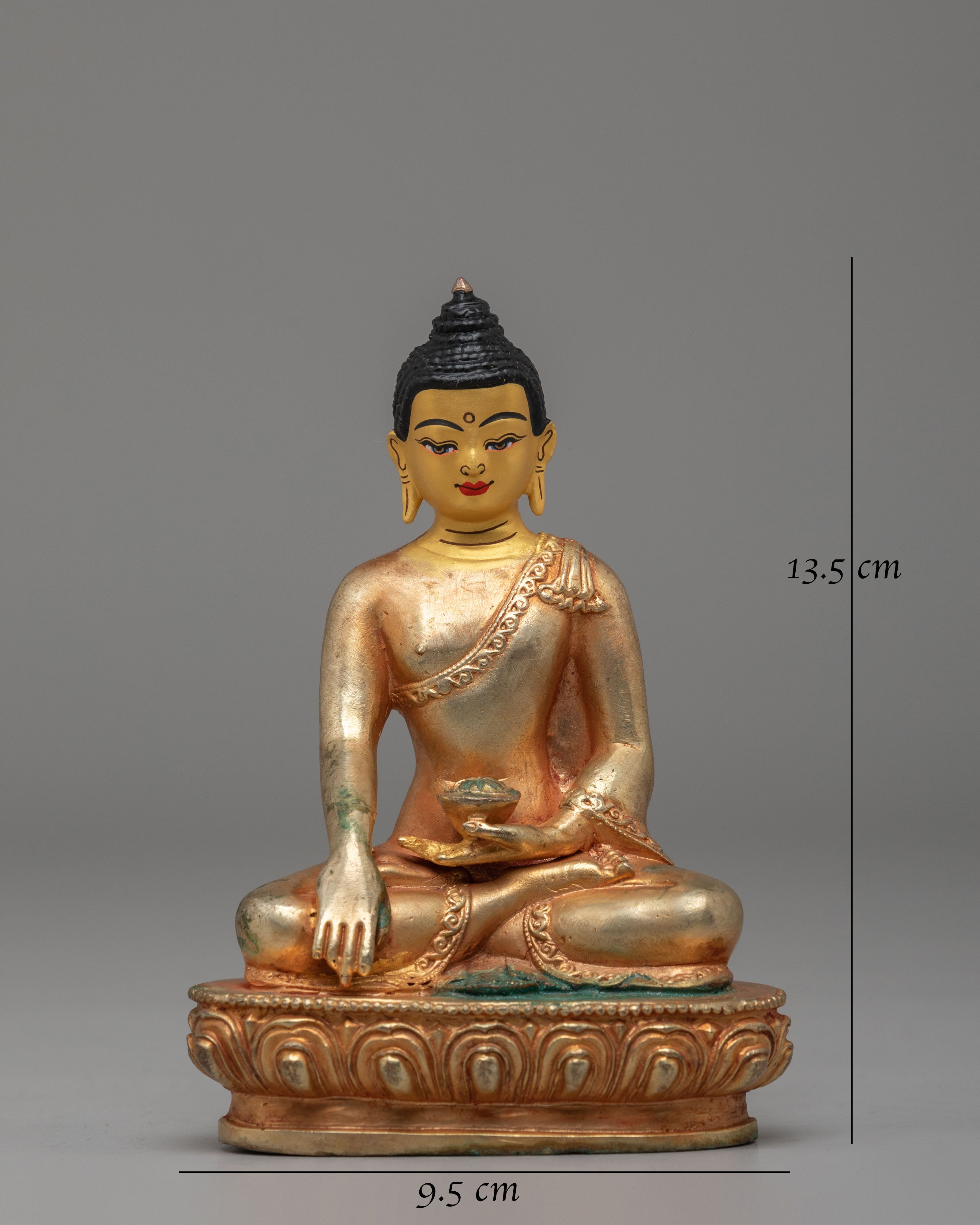 Handcrafted Shakyamuni Buddha Sculpture for Peace | Spiritual Decor