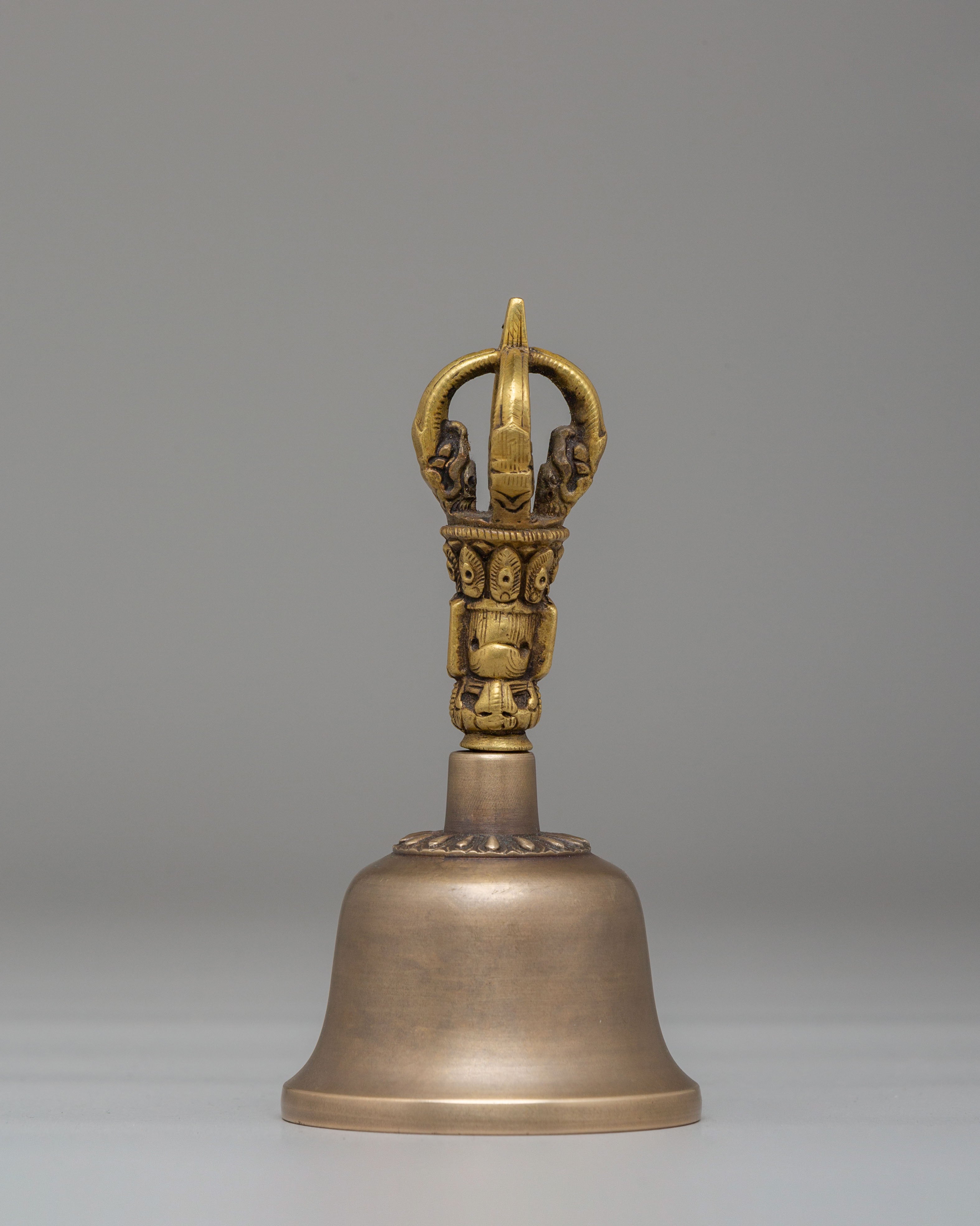 Traditional Vajra and Bell Set for Ritual | Sacred Tibetan Ritual Tools
