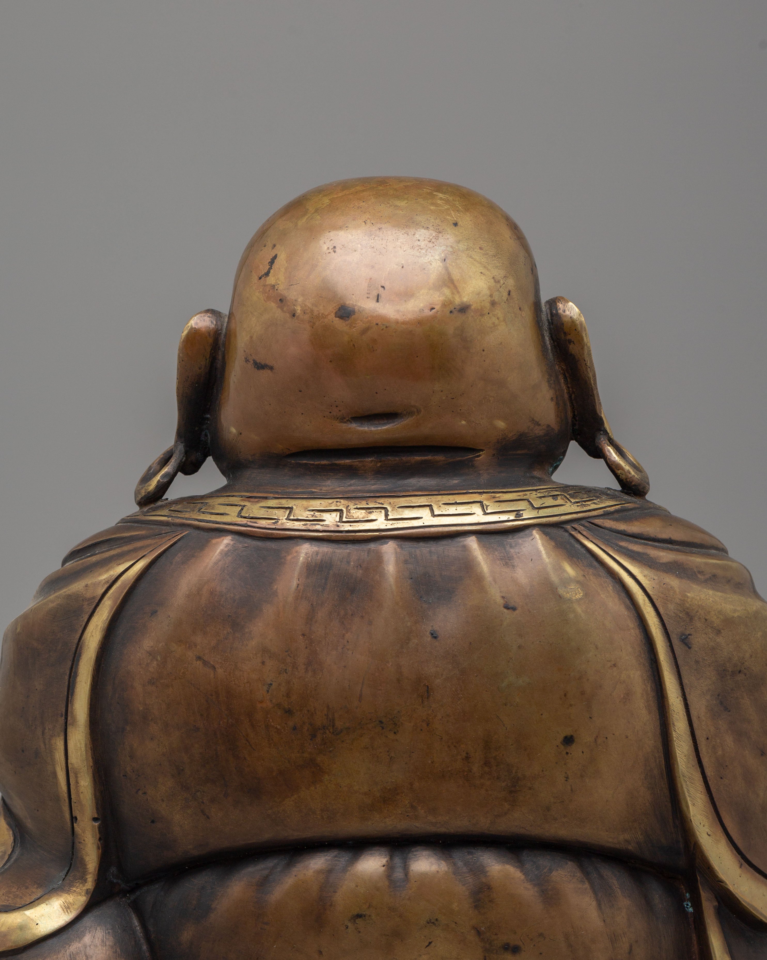 Handcrafted Laughing Buddha Incense Burner | Decorative Incense Burner for Meditation