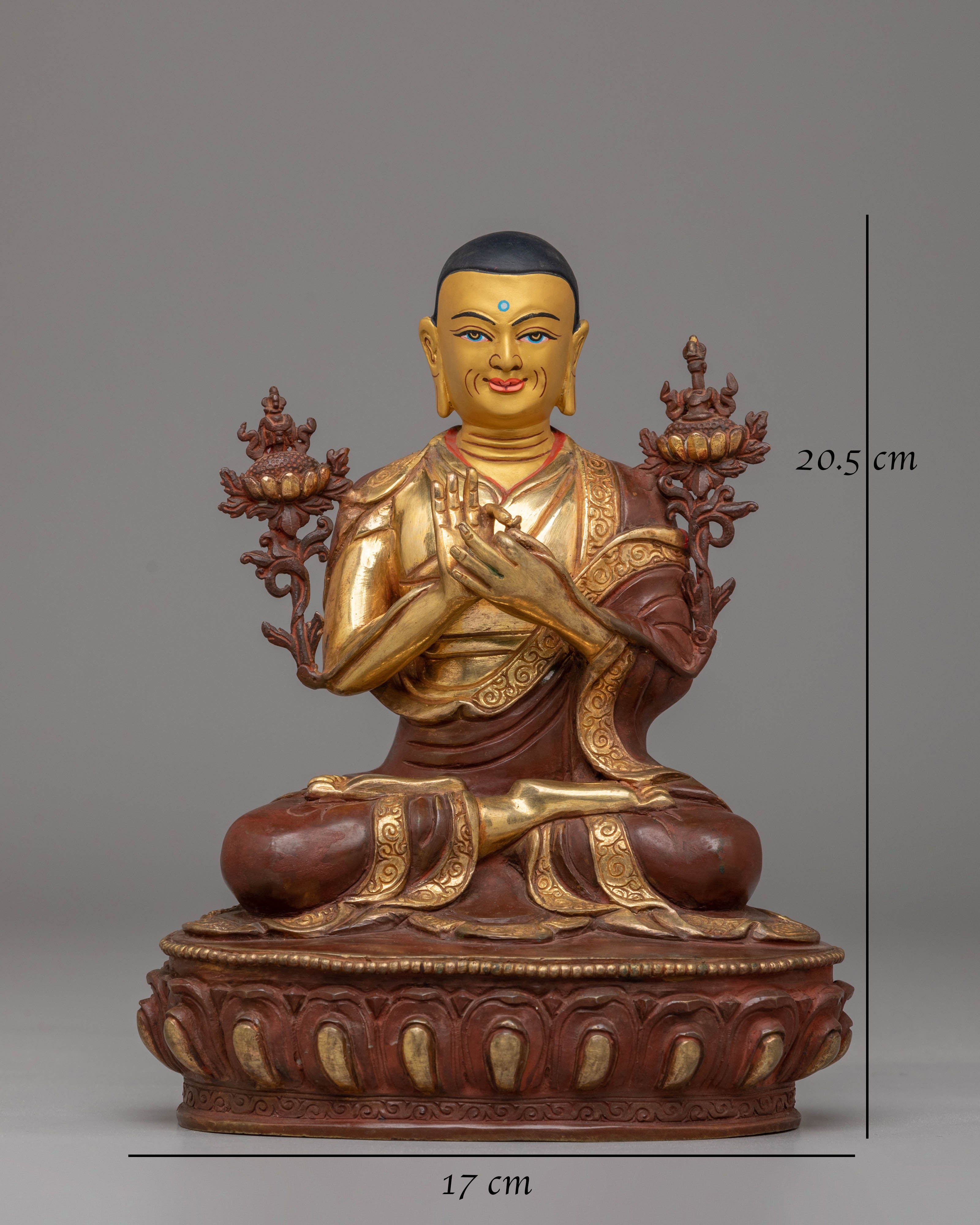 Buddhist Master Tsongkhapa Statue | Spiritual Home Decor