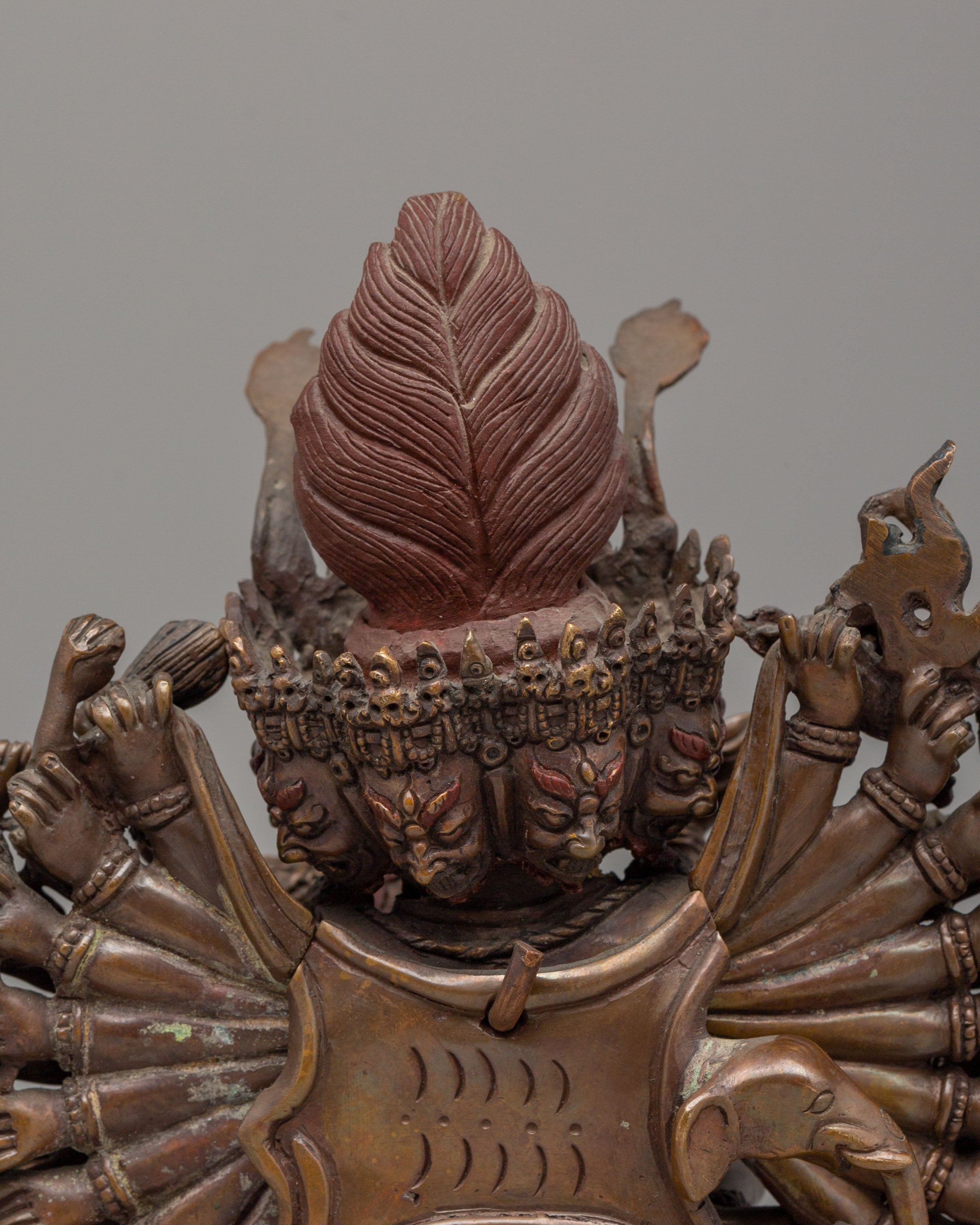 Spiritual Yamantaka Protective Deity Statue | Wrathful Deity Sculpture