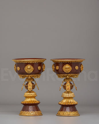 Handcrafted Butter Lamps