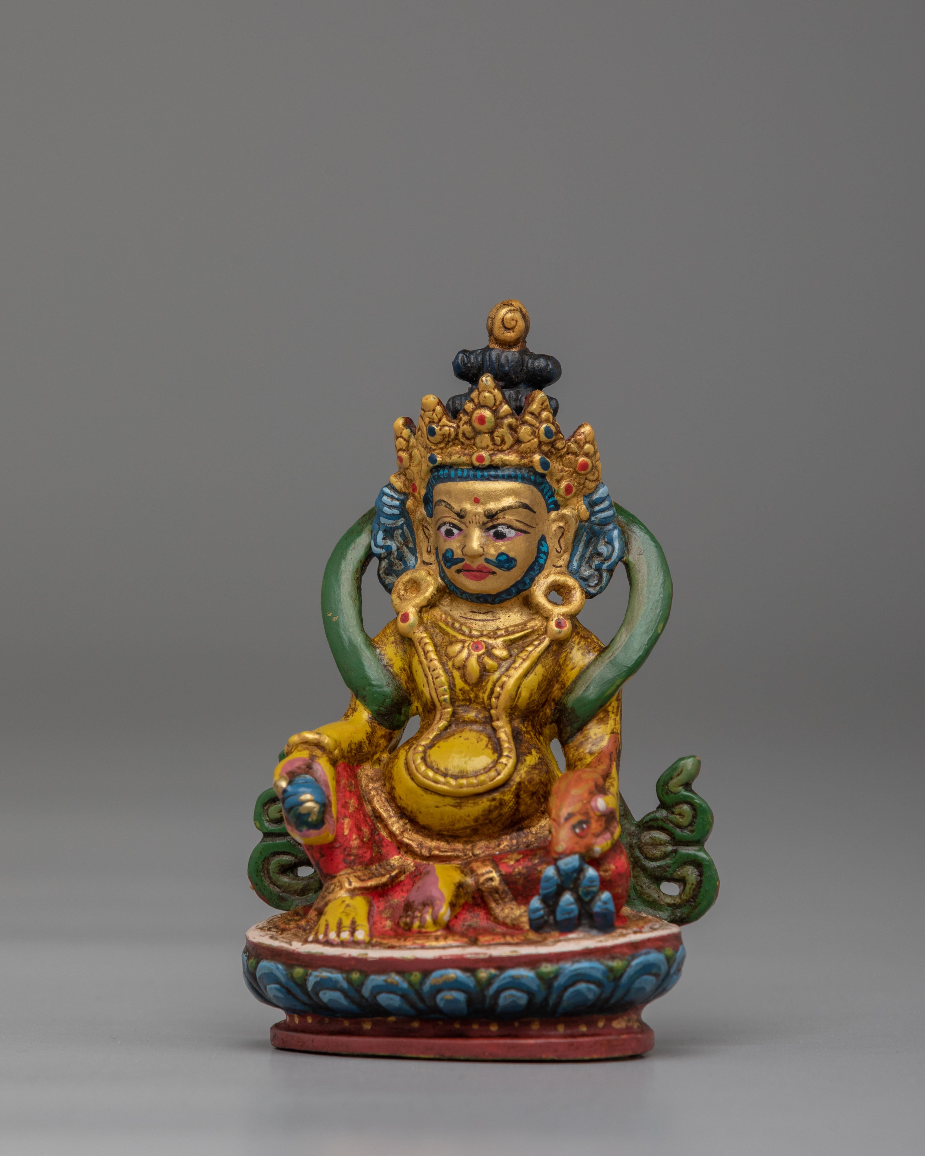 Himalayan Dzambhala Wealth God Statue | Spiritual Abundance Art