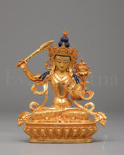 Machine Made Manjushri Figurine