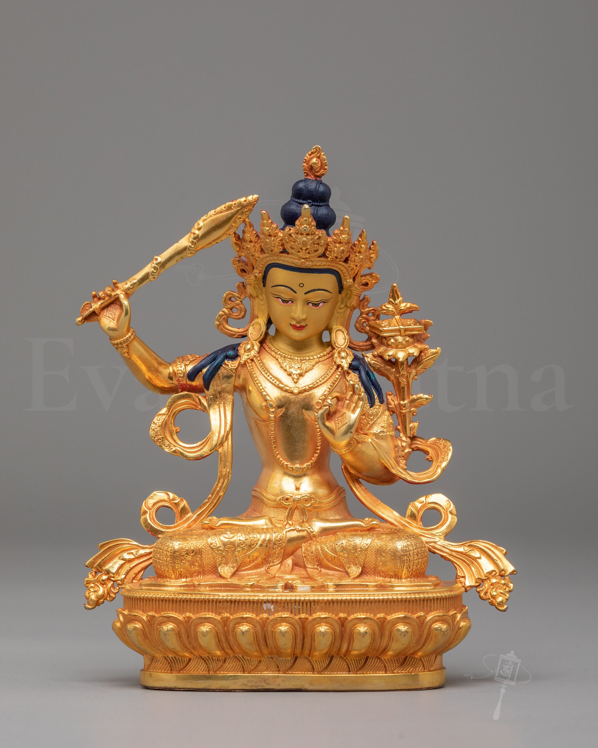 Machine Made Manjushri Figurine