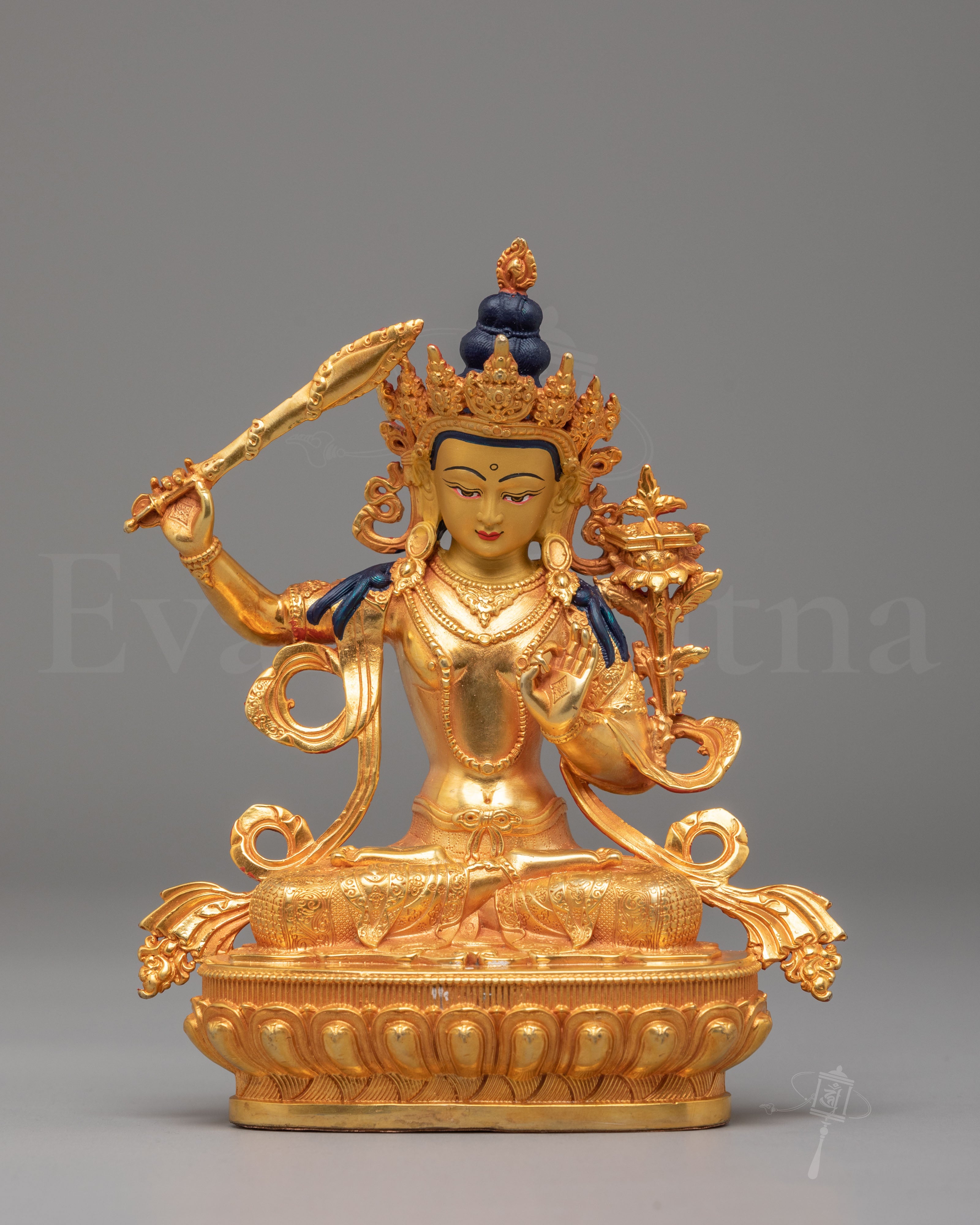 Machine Made Manjushri Figurine