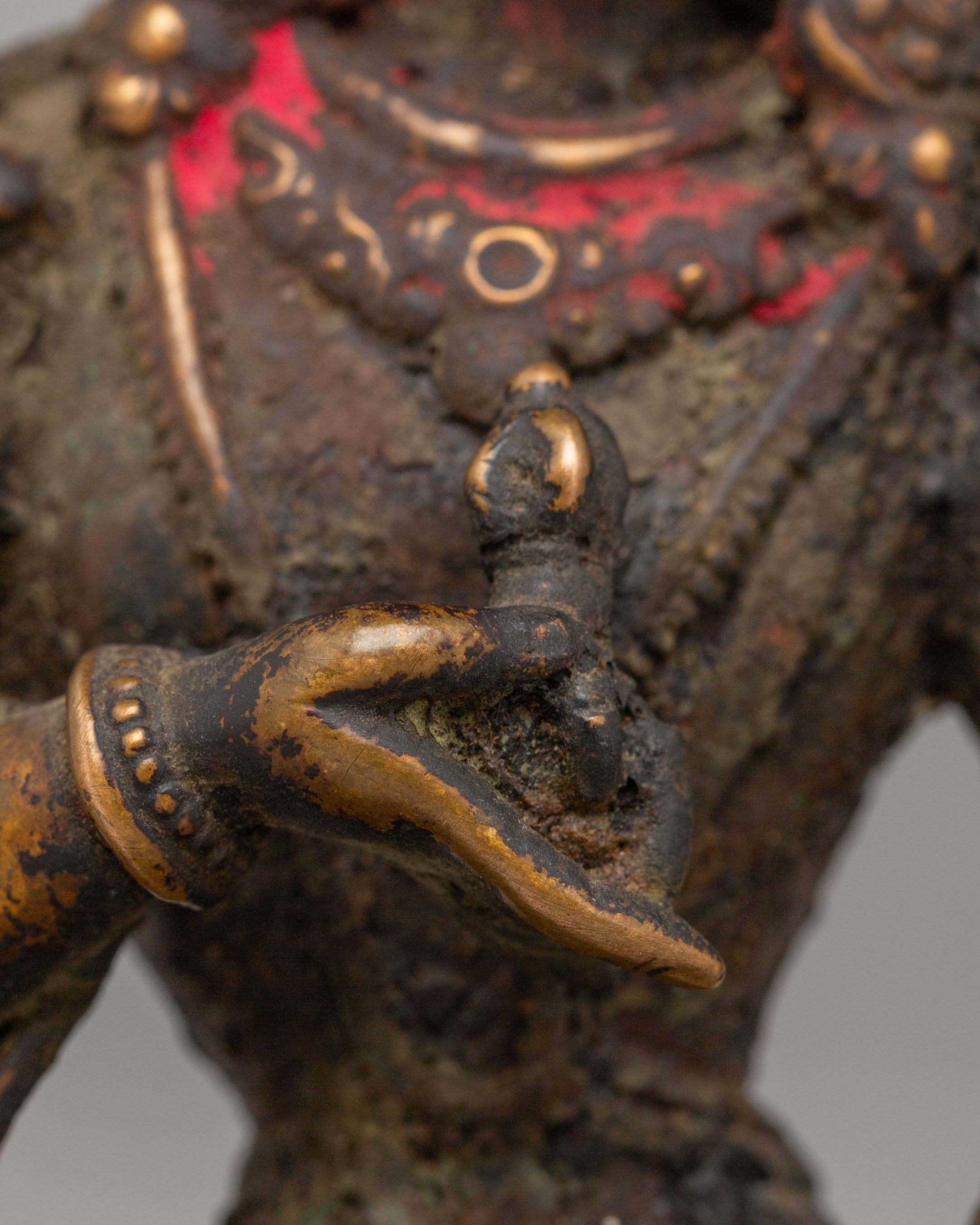 Sacred Vajrasattva Shrine Statue | Copper Body with Antique Finishing
