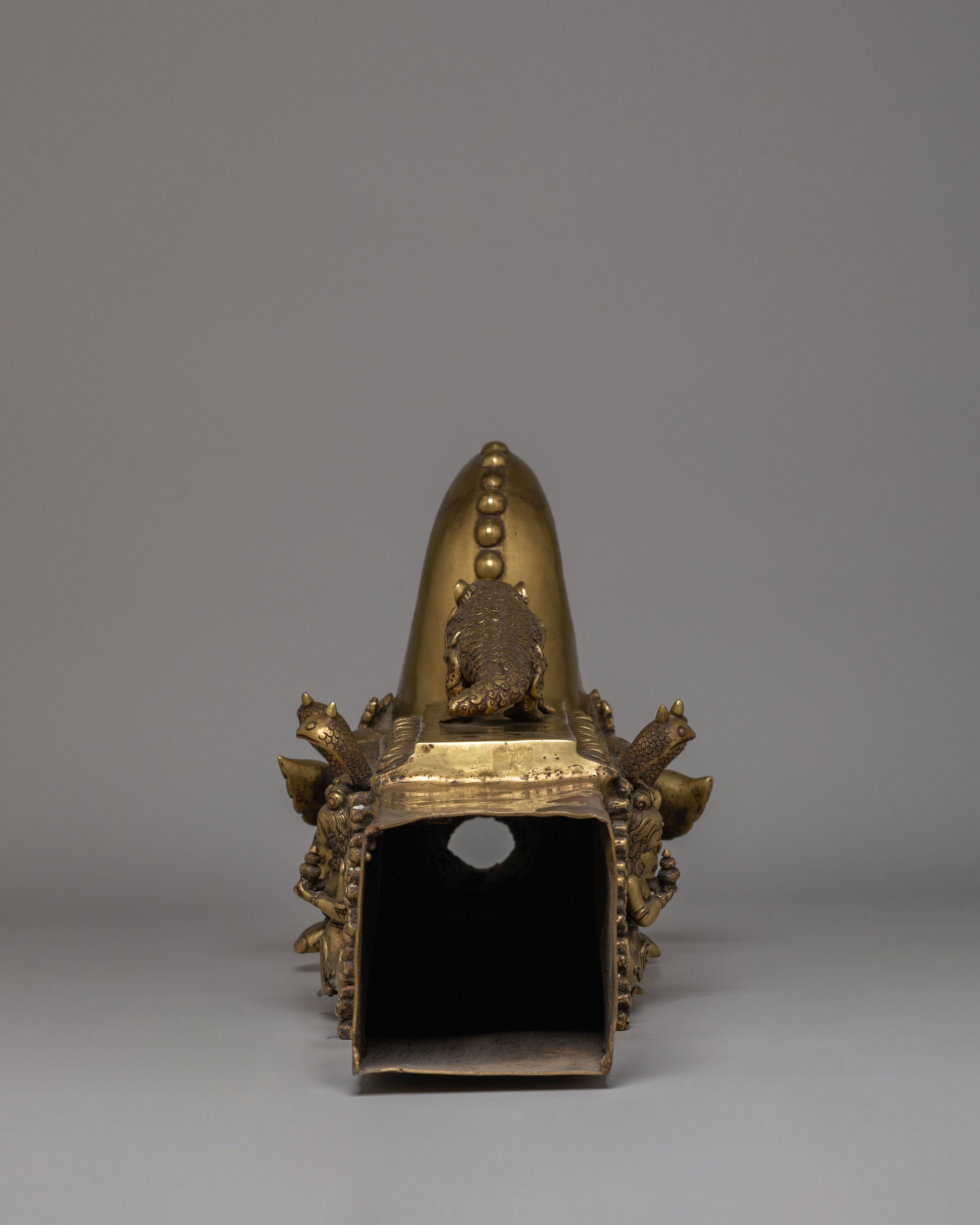 Handcrafted Himalayan Ritual Dhara | Sacred Vessel for Water Offerings