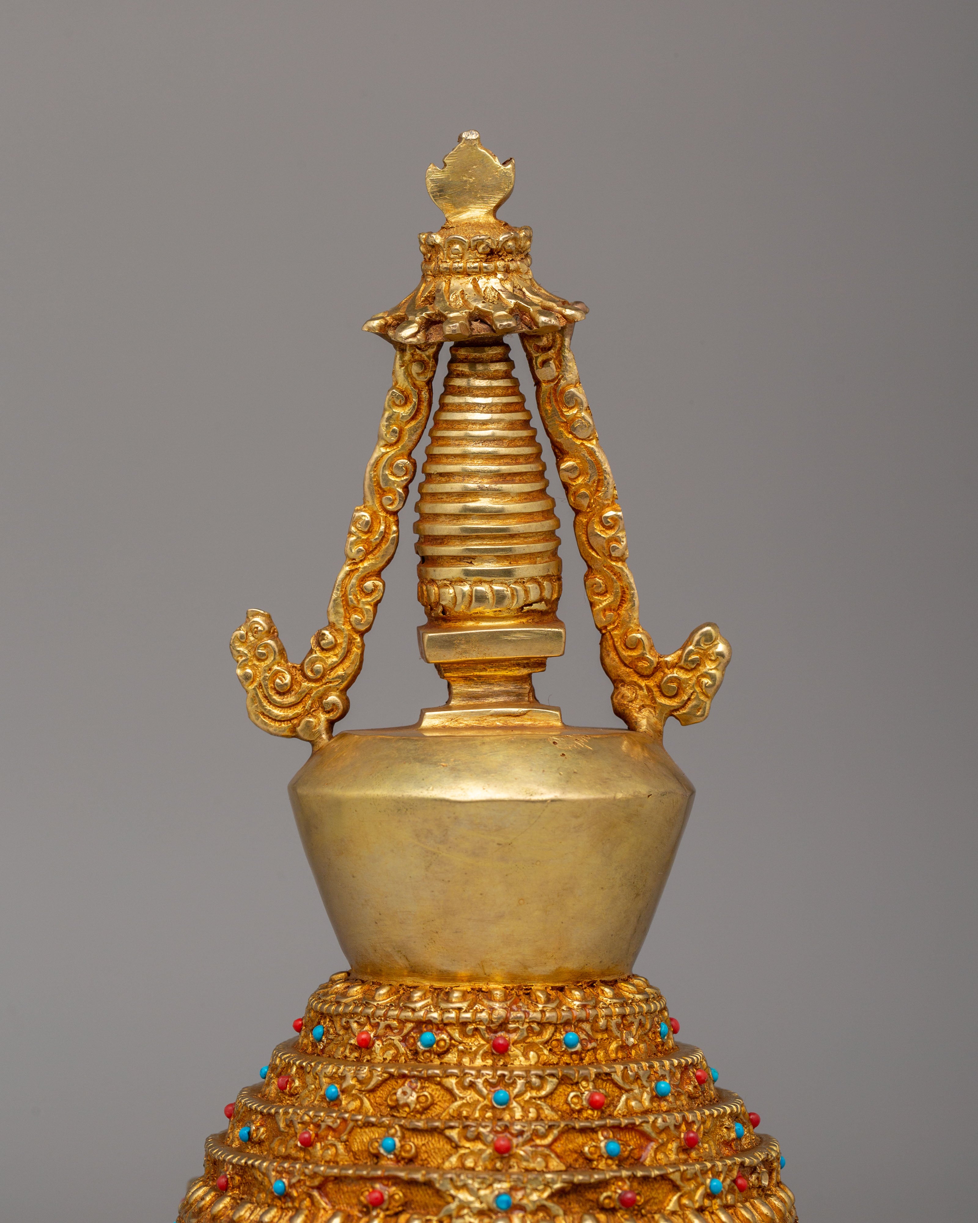 Ritual Altar Lotus Blossom Stupa | Symbol of Enlightenment
