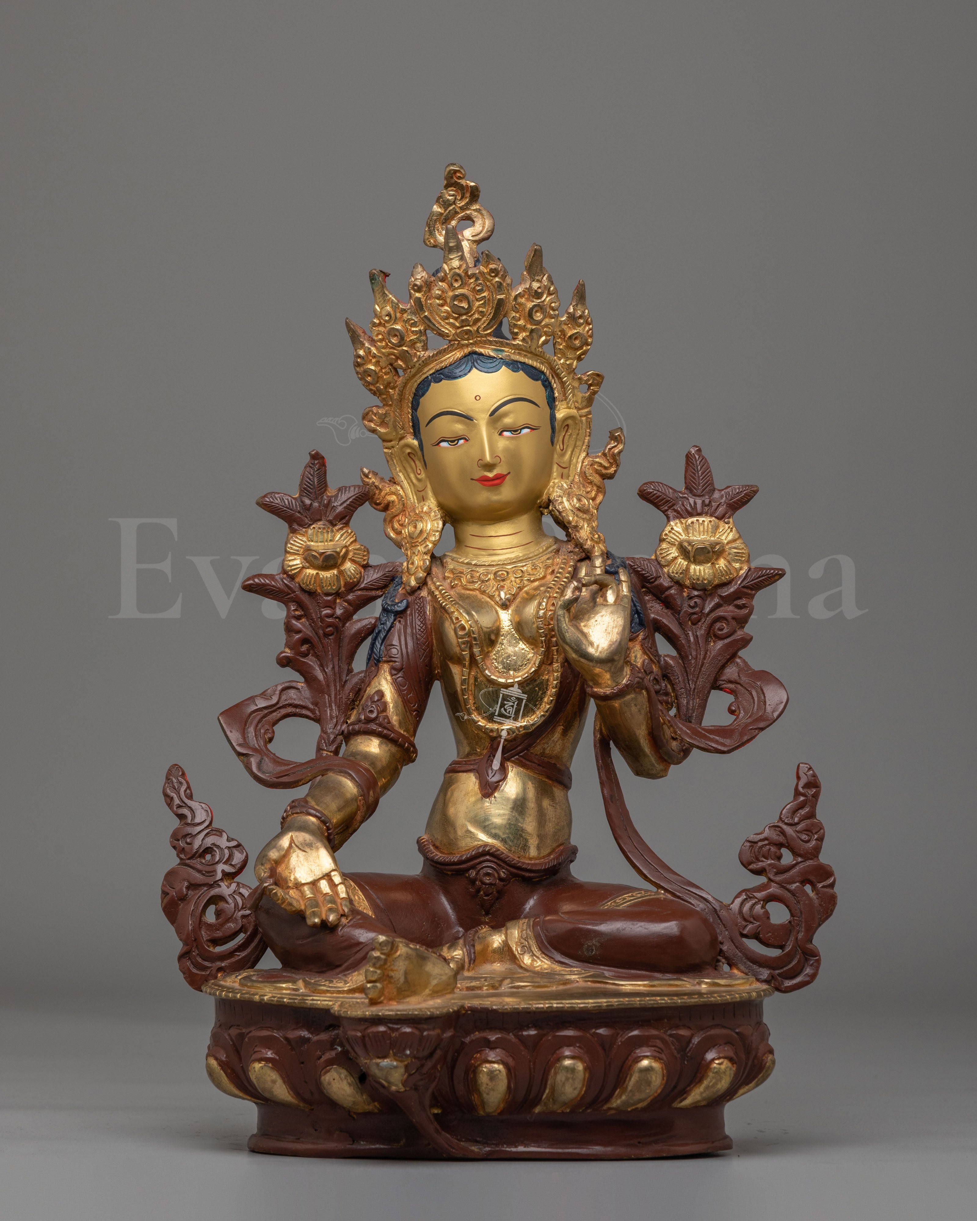 Green Tara Statue for Home Shrine  