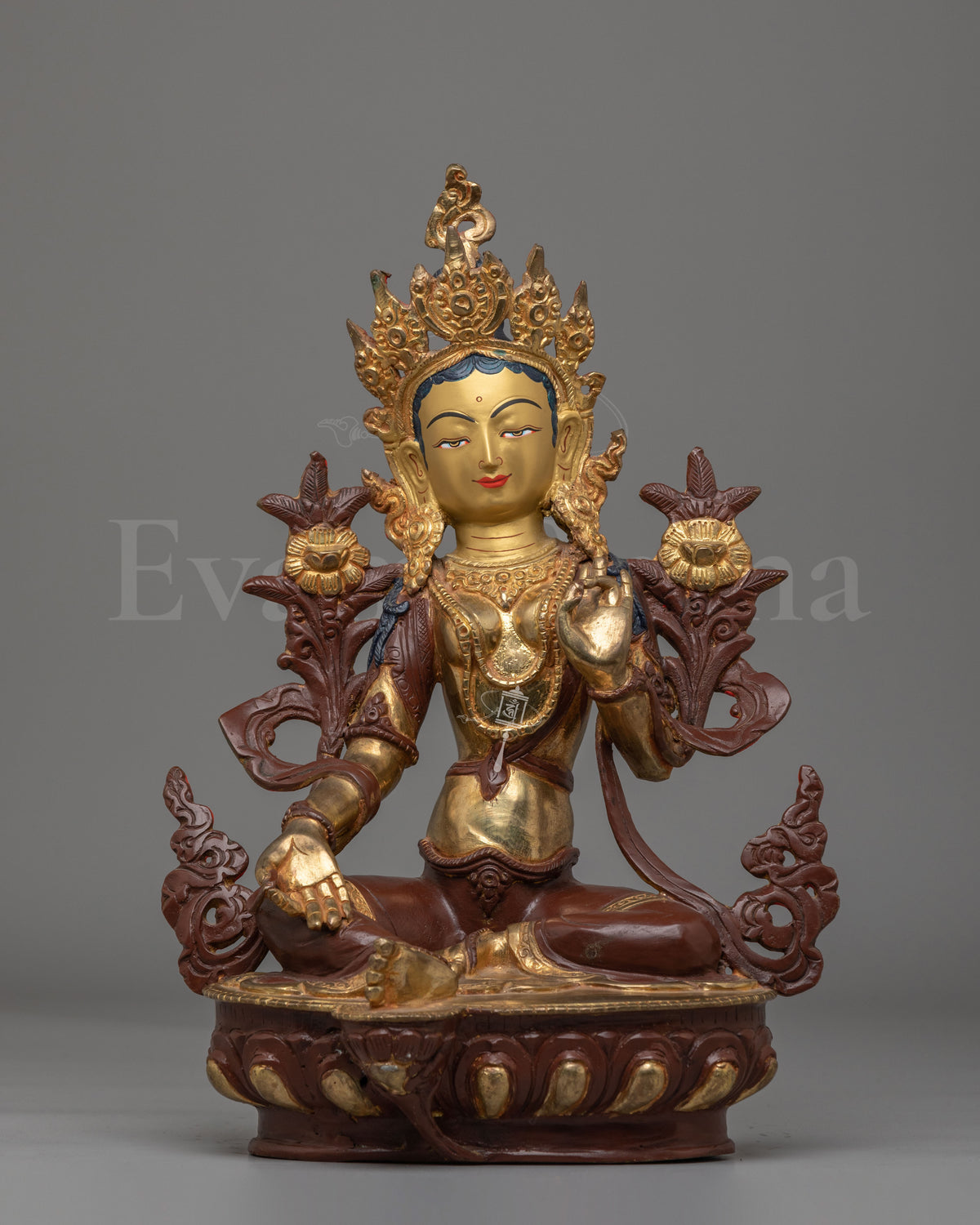 Green Tara Statue for Home Shrine  