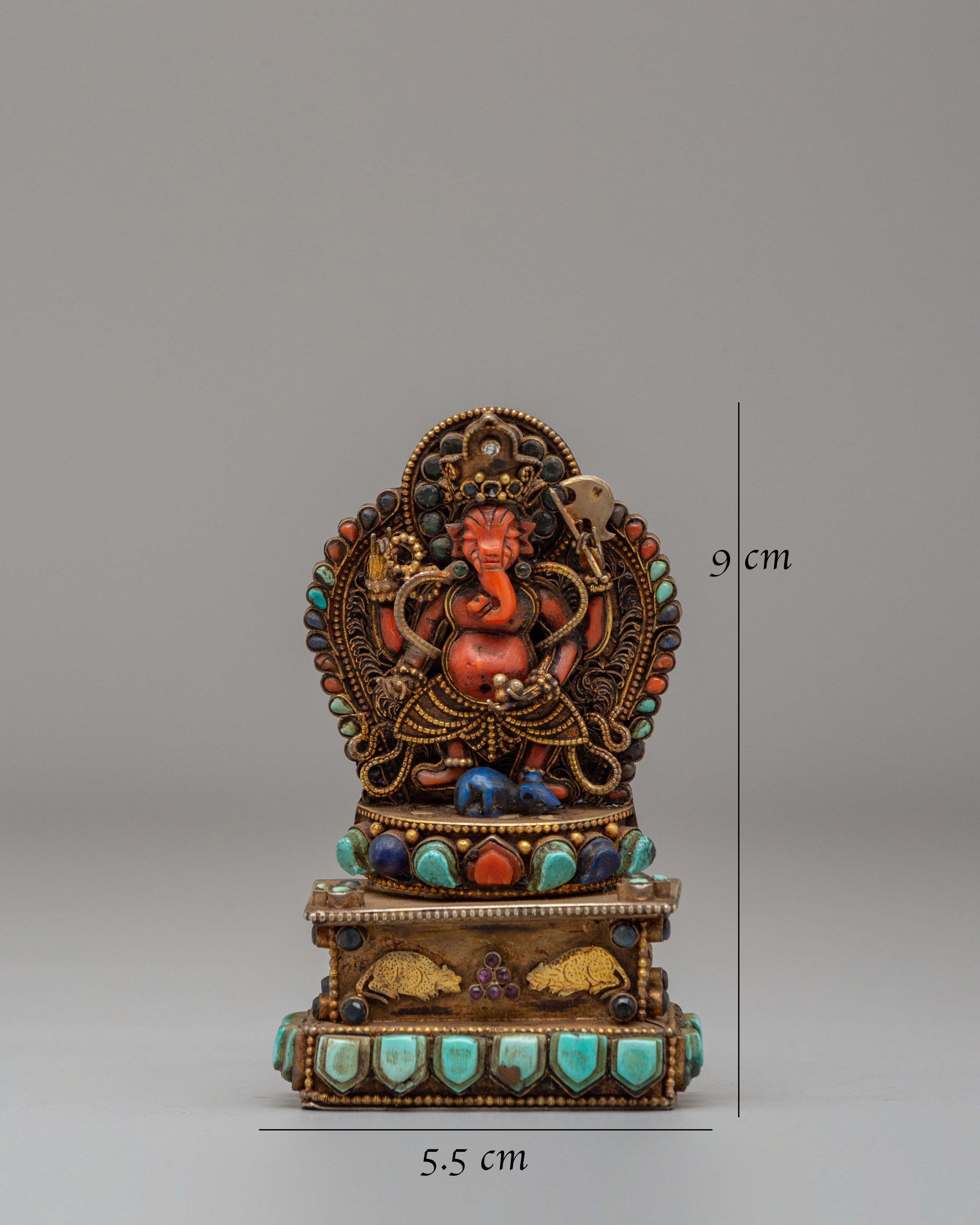 Traditional Ganesh Ghau Locket | Spiritual Jewelry