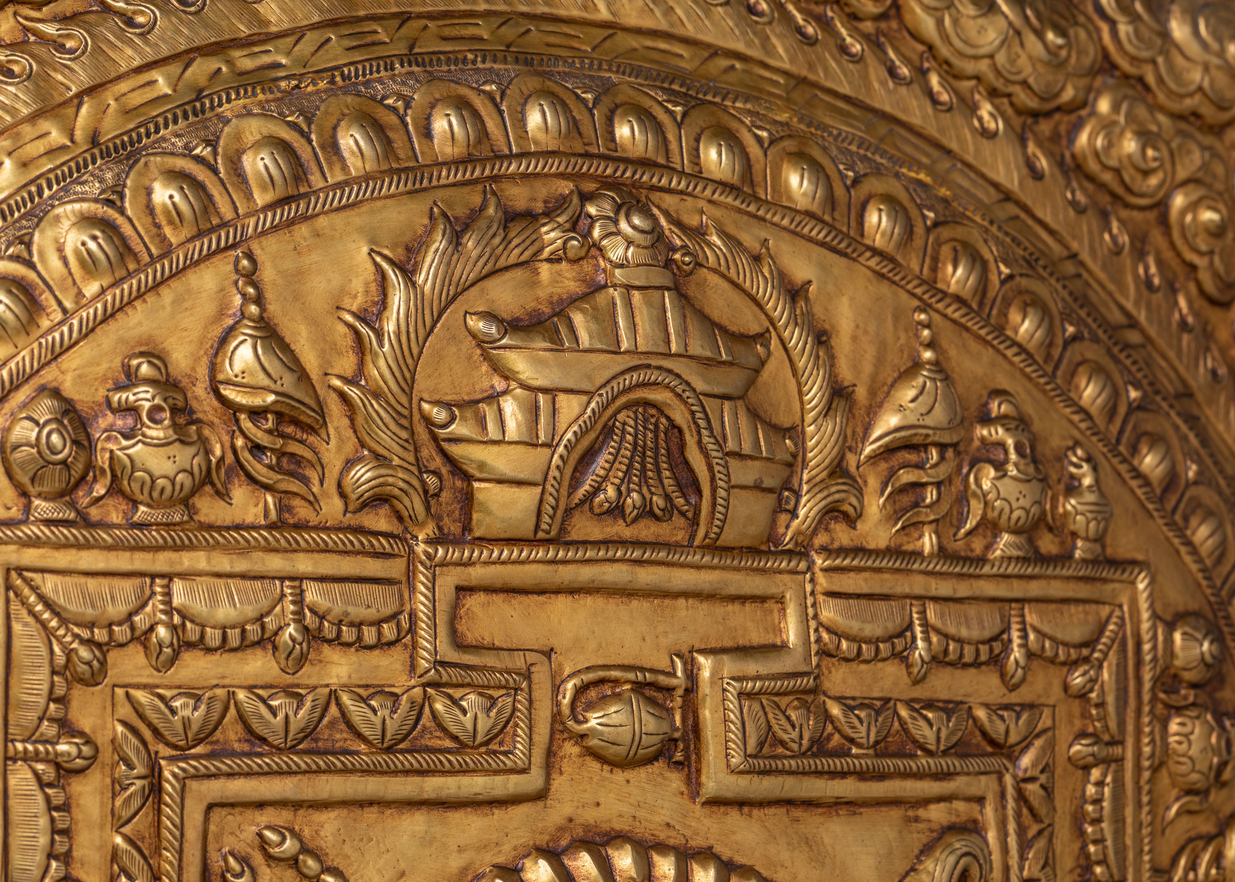 Himalayan Mandala Wall Decor | Traditional Artwork for Sacred Spaces