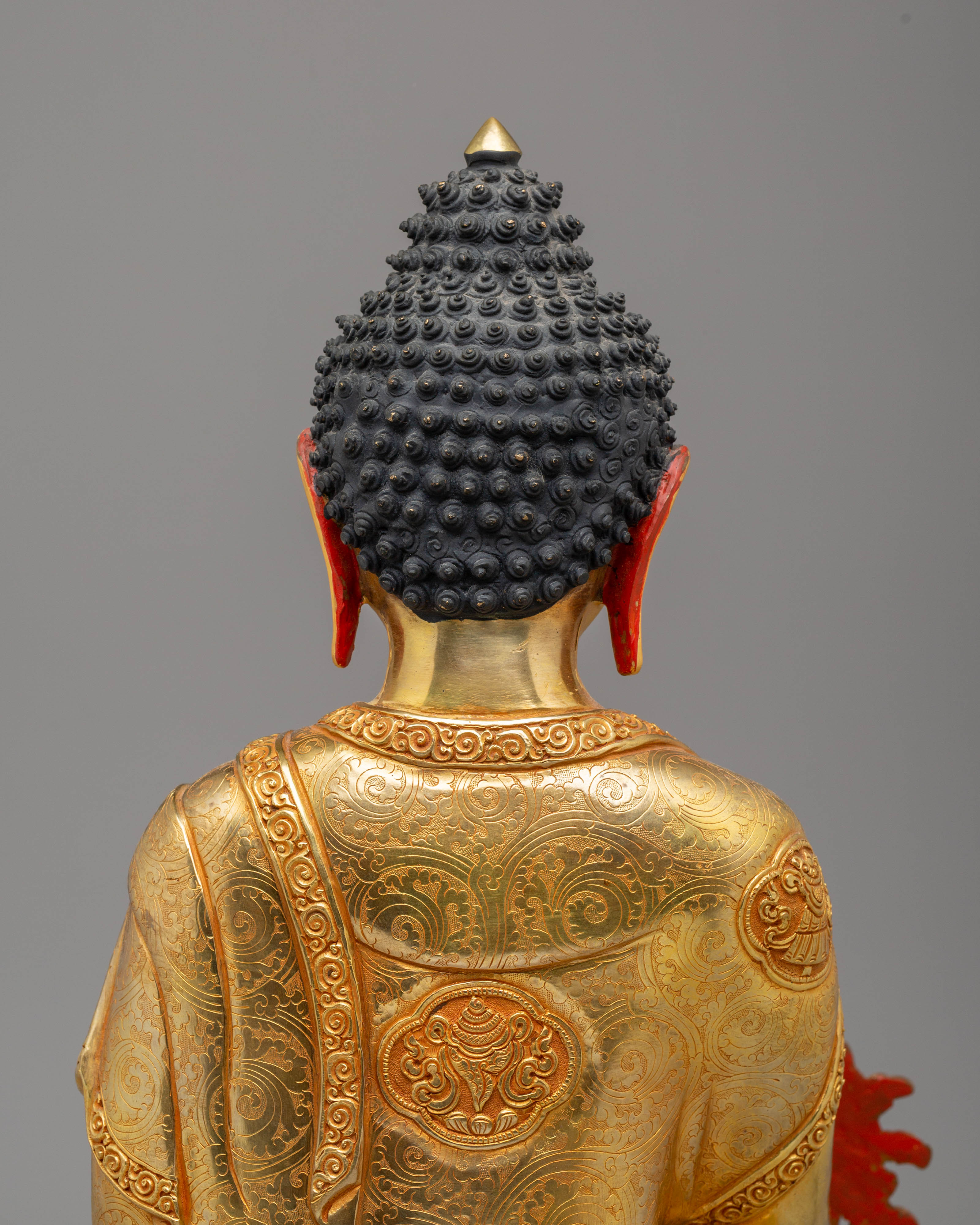 Tibetan Medicine Buddha Statue | Handmade Artwork