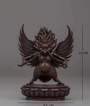 Garuda Buddhist Statue | Fierce Protector Deity Figurine
