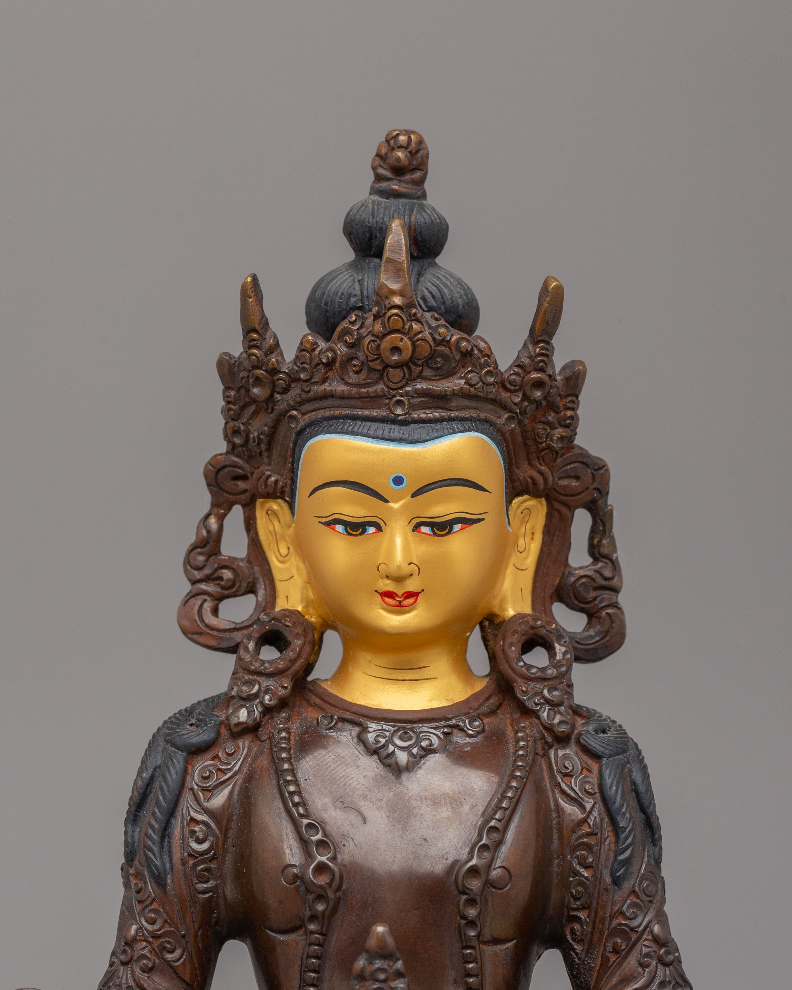 Traditional Altar Amitayus Statue | Symbol of Infinite Life and Compassion