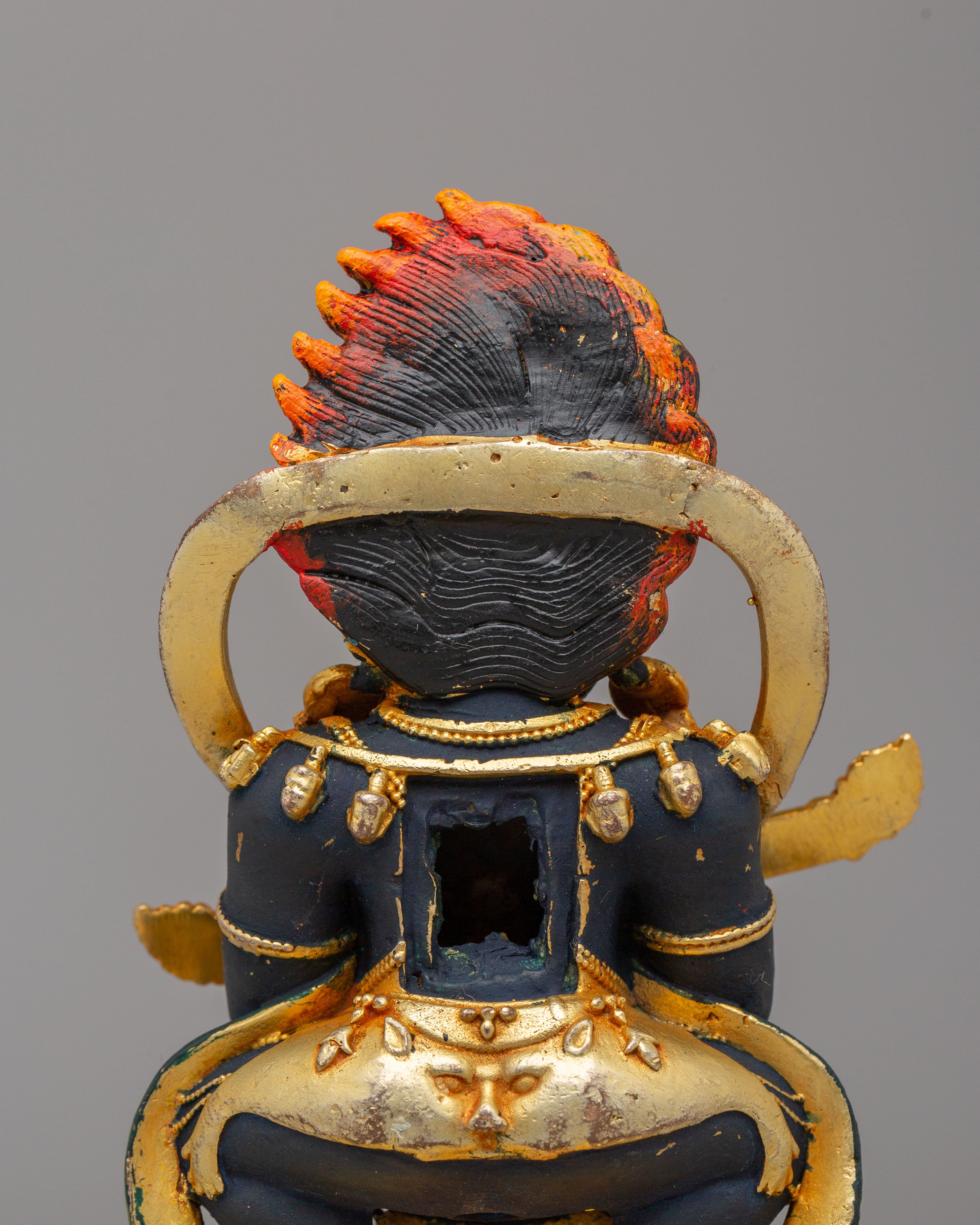 Sacred Sakya Mahakala Statue | Tibetan Protector Deity Statue