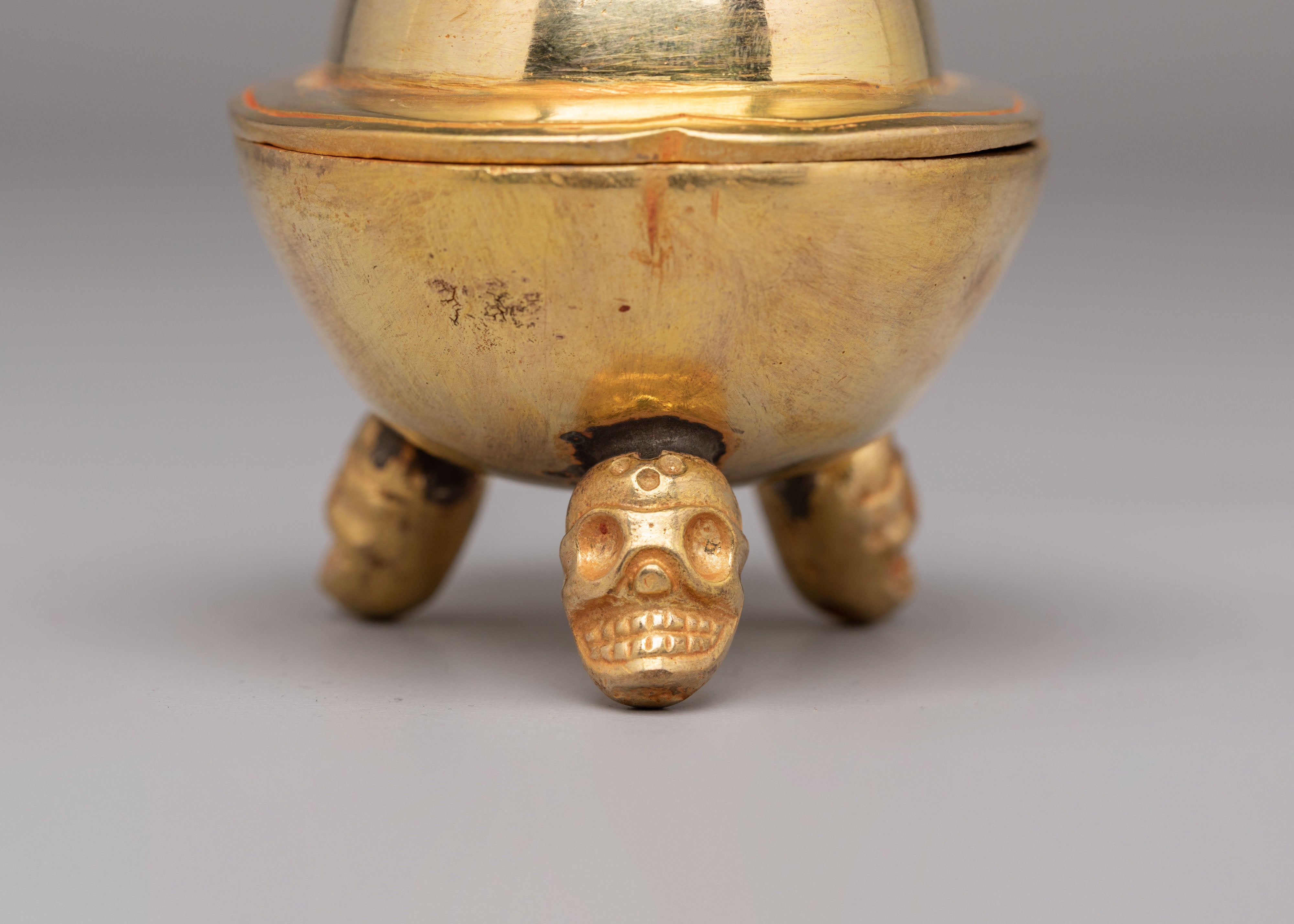 Himalayan Kapala Ritual Bowl | Skull Cup for Tantric Offerings