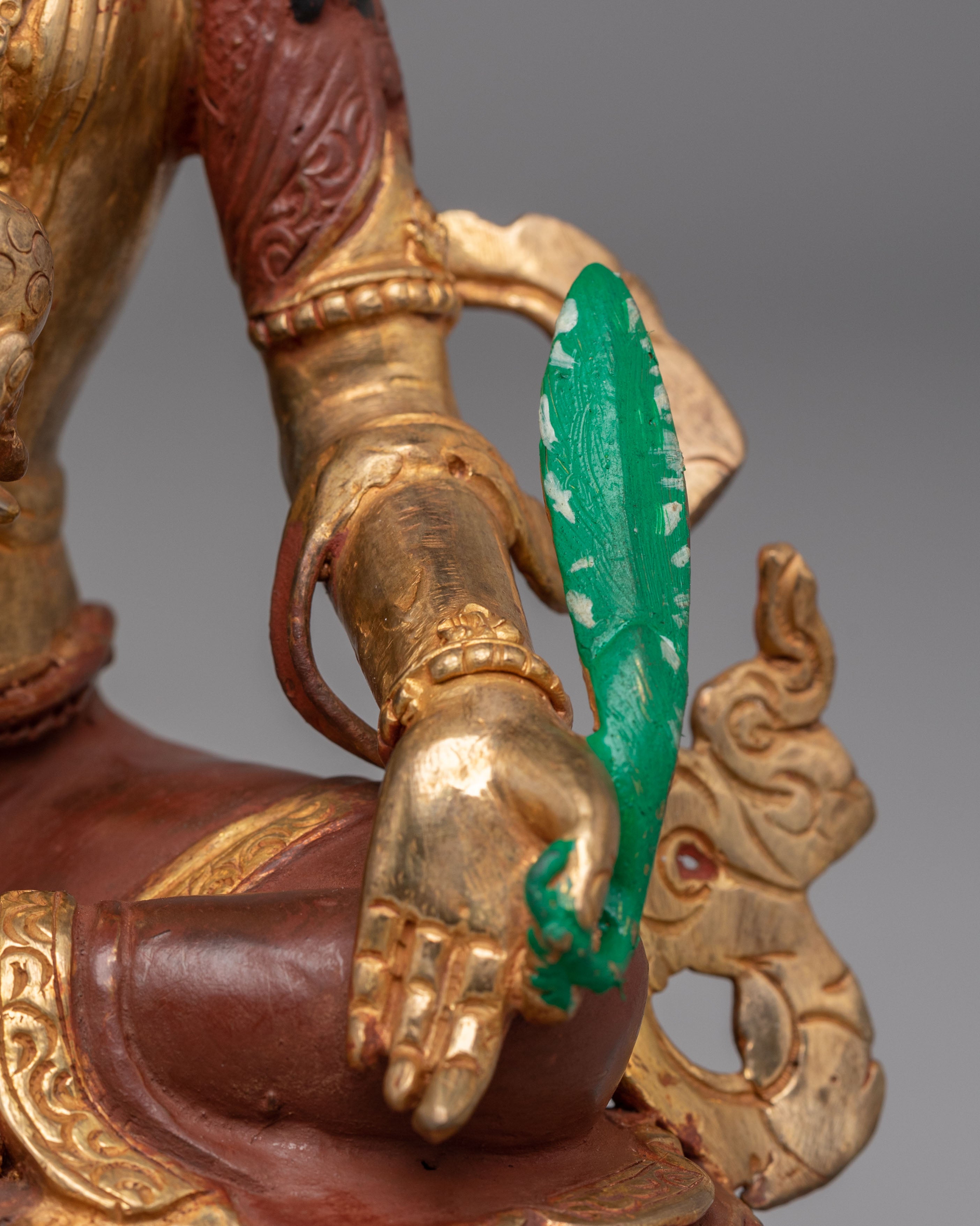 Bodhisattva of Great Vows Ksitigarbha Statue | Tibetan Artwork for Spiritual Decor