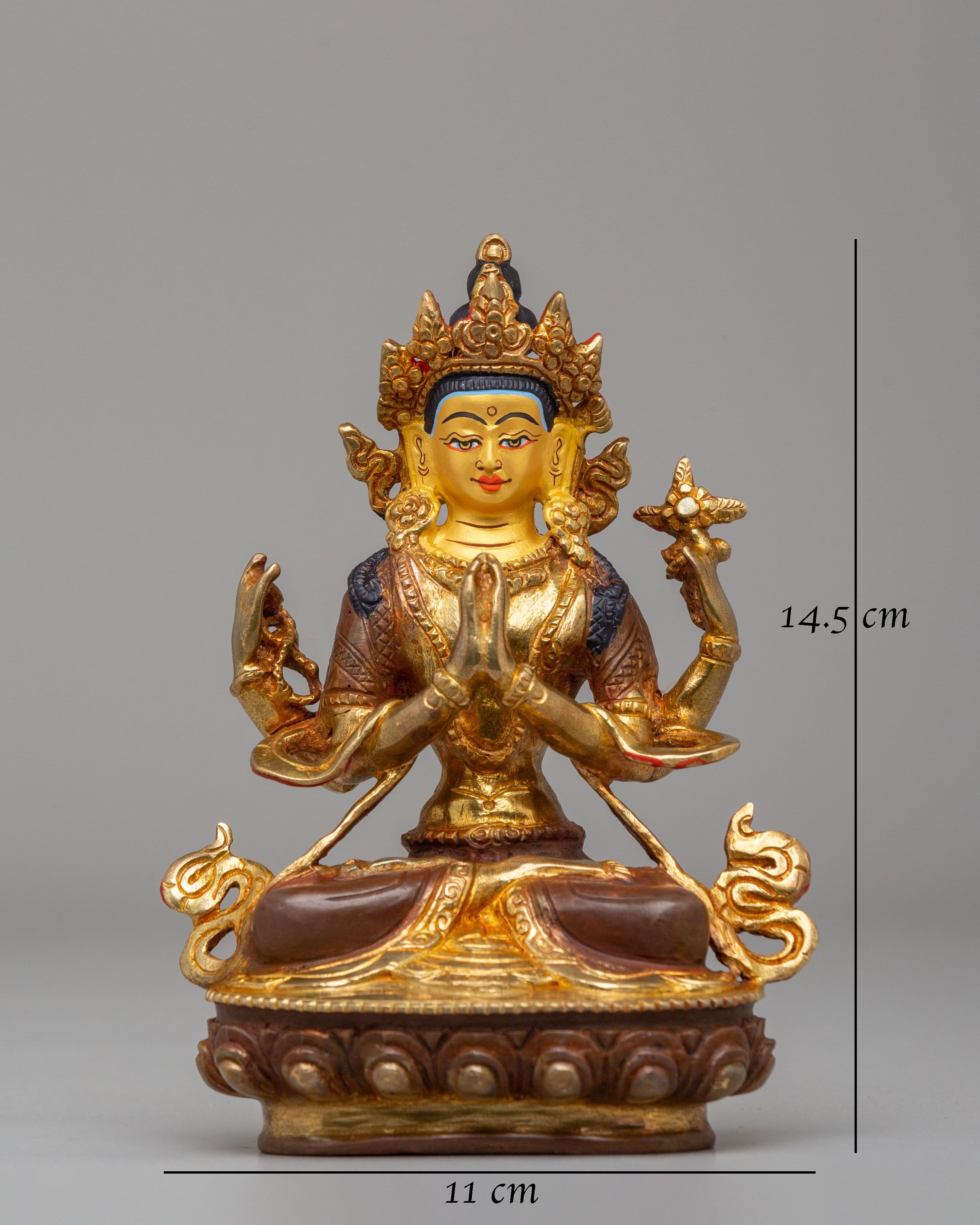 Vajrayana Chenrezig Compassion Statue | A Symbol of Infinite Love and Wisdom
