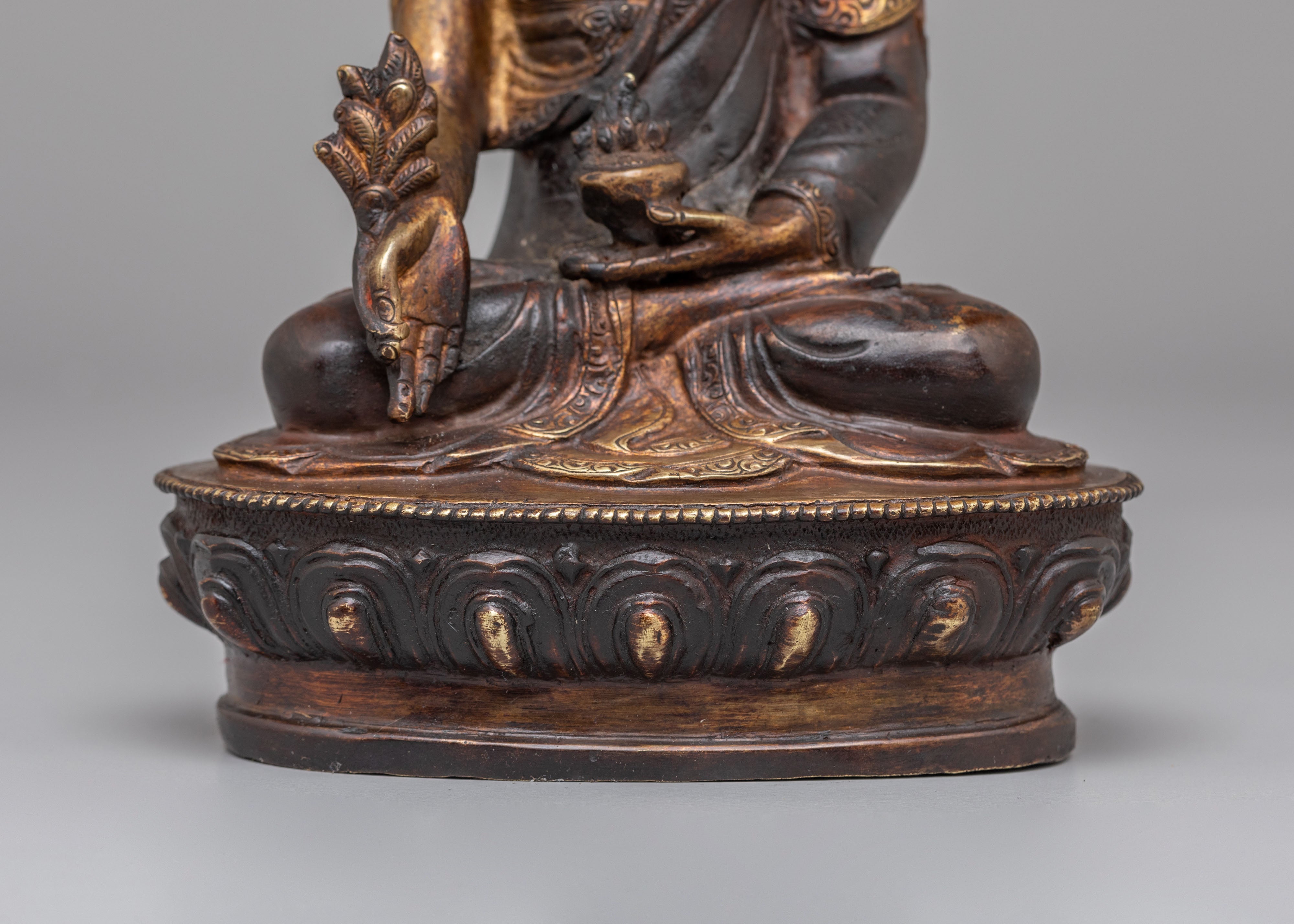 Medicine Buddha Statue for Altar | Spiritual Healing Decor