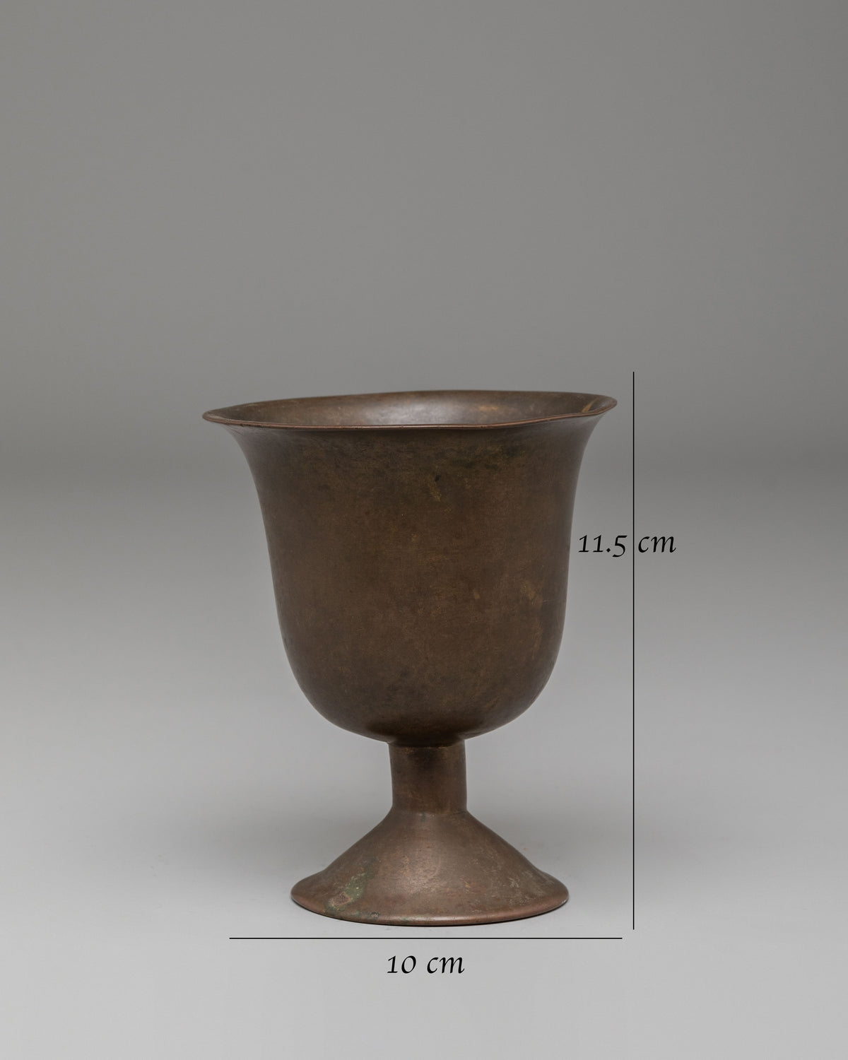 Traditional Offering Glass | Antique Copper Buddhist Ritual Vessel