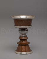 Oxidized Copper Butter Lamp for Offering