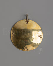 Buddhist Melong Ritual Object | Sacred Mirror for Spiritual Practices