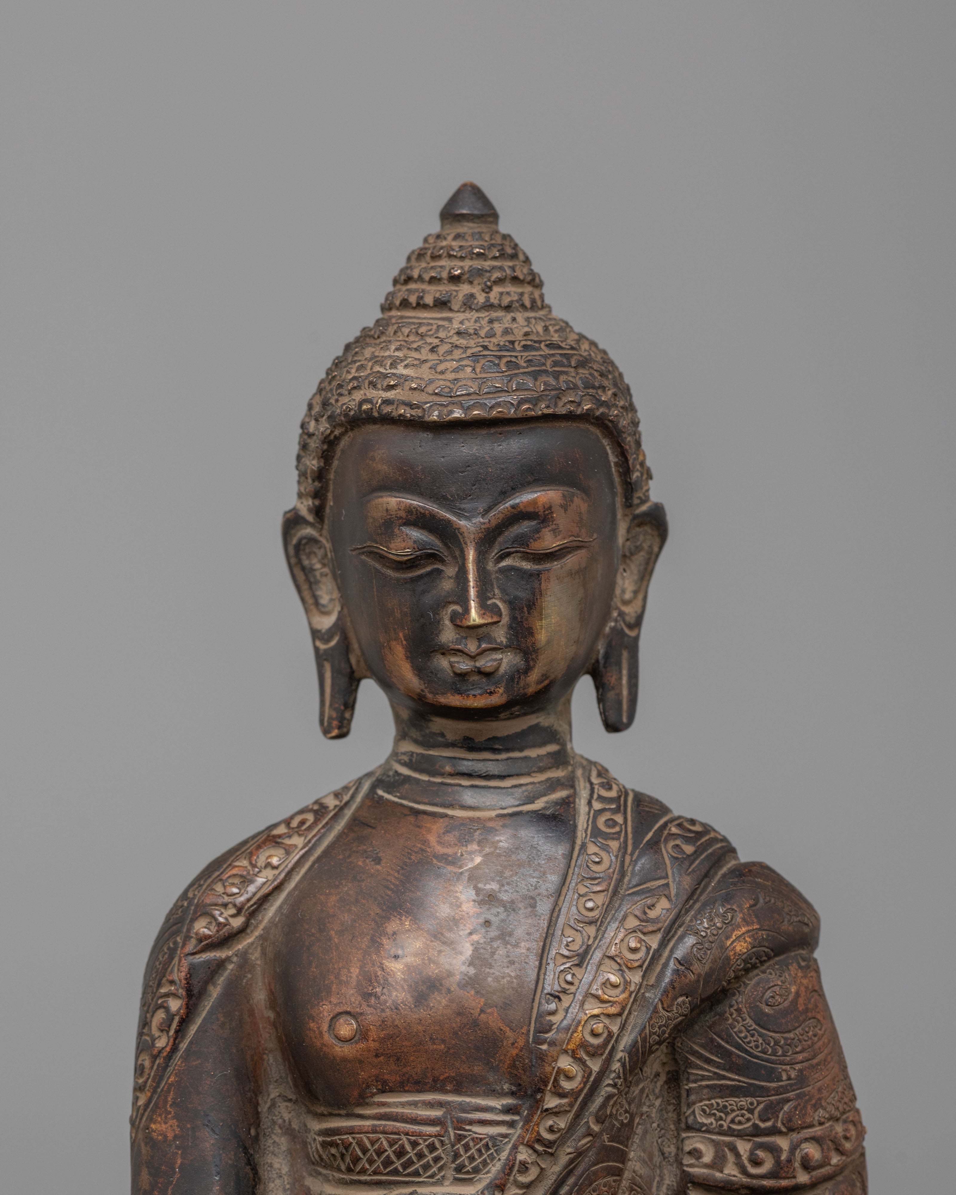 Handcrafted Healing Buddha Statue | Medicine Buddha Figurine